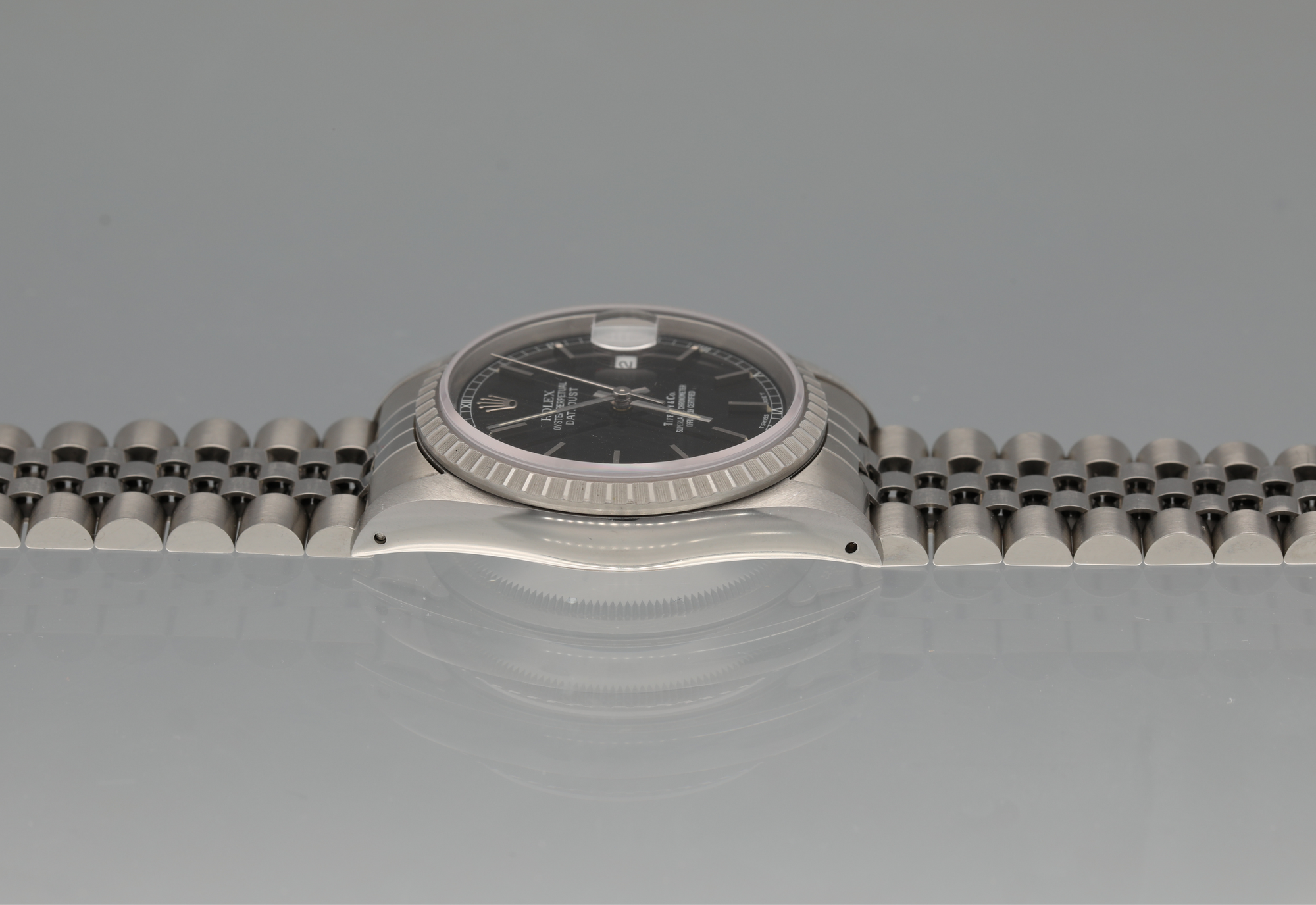 Sunburst Black Tiffany DATEJUST Like NOS condition
