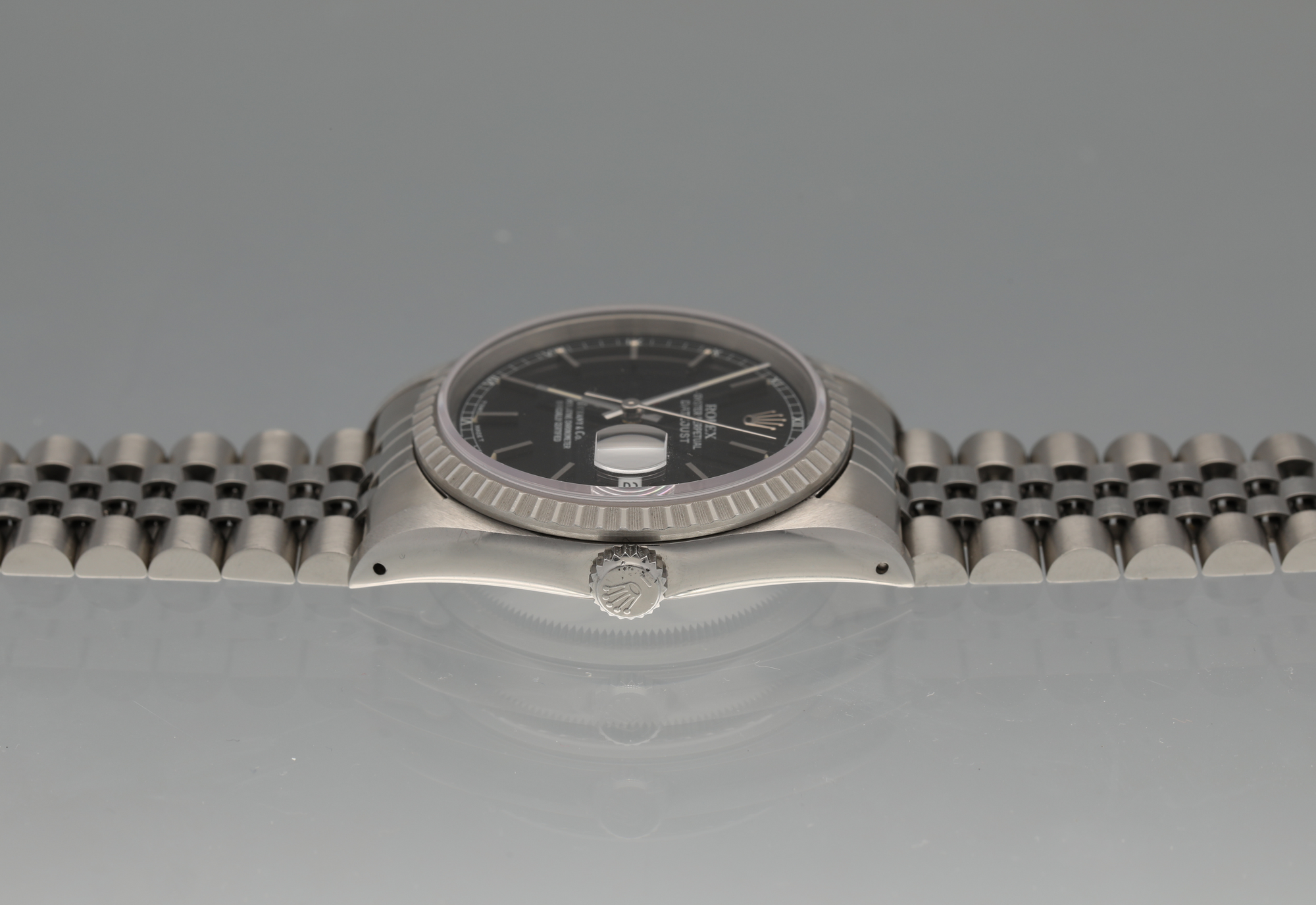 Sunburst Black Tiffany DATEJUST Like NOS condition