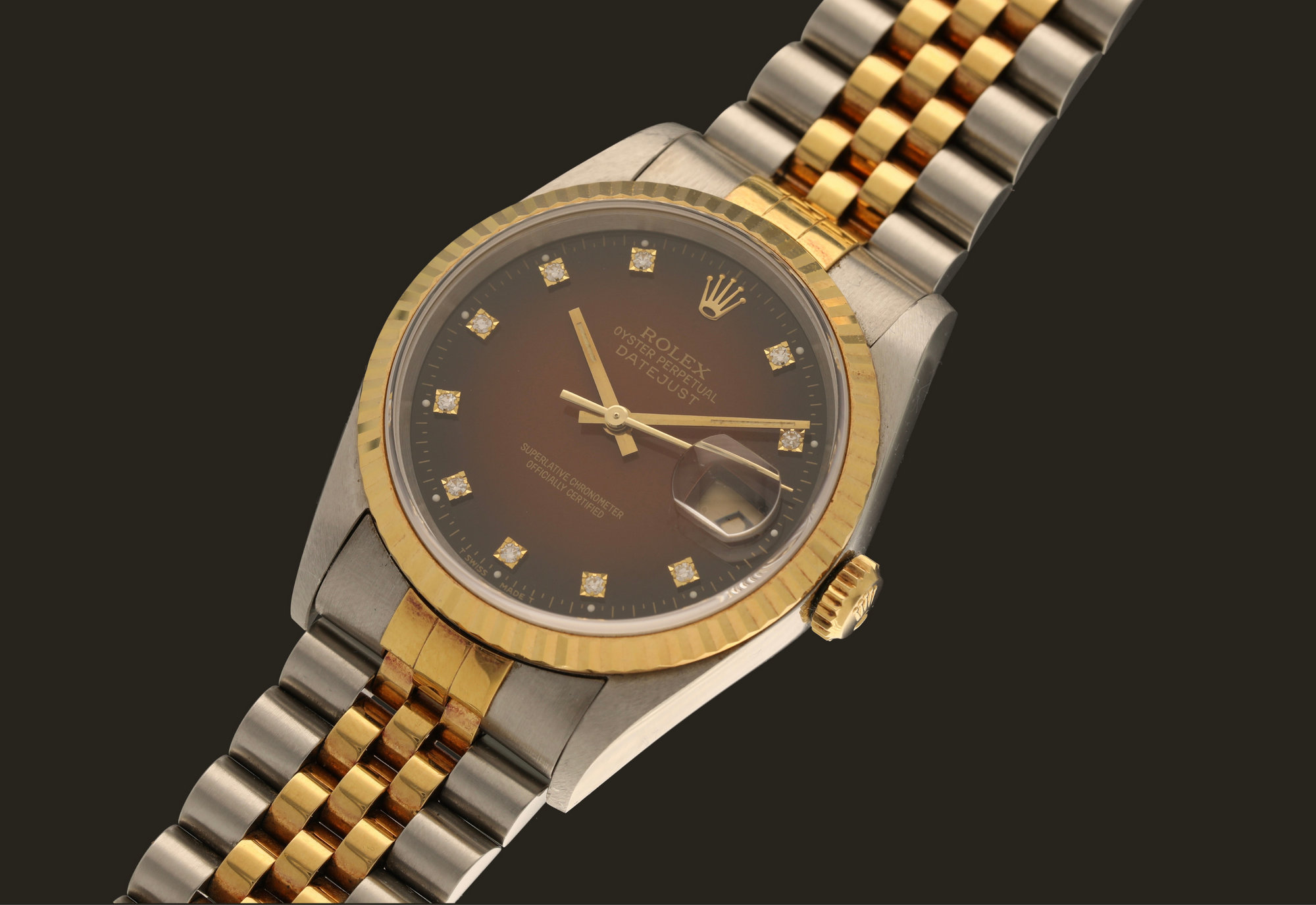 16233 Vignette diamond dial from 1996 NOS full set
