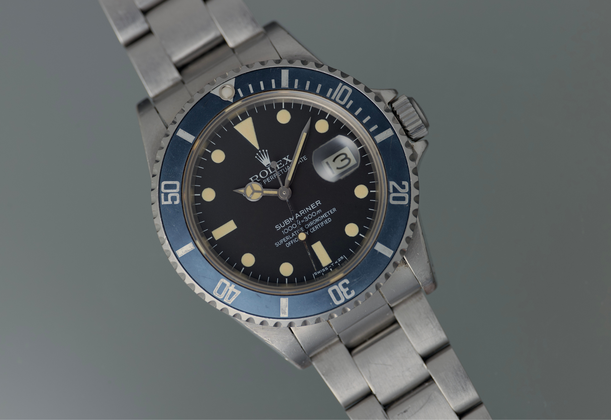 16800 Cream Dial and Blue Bezel