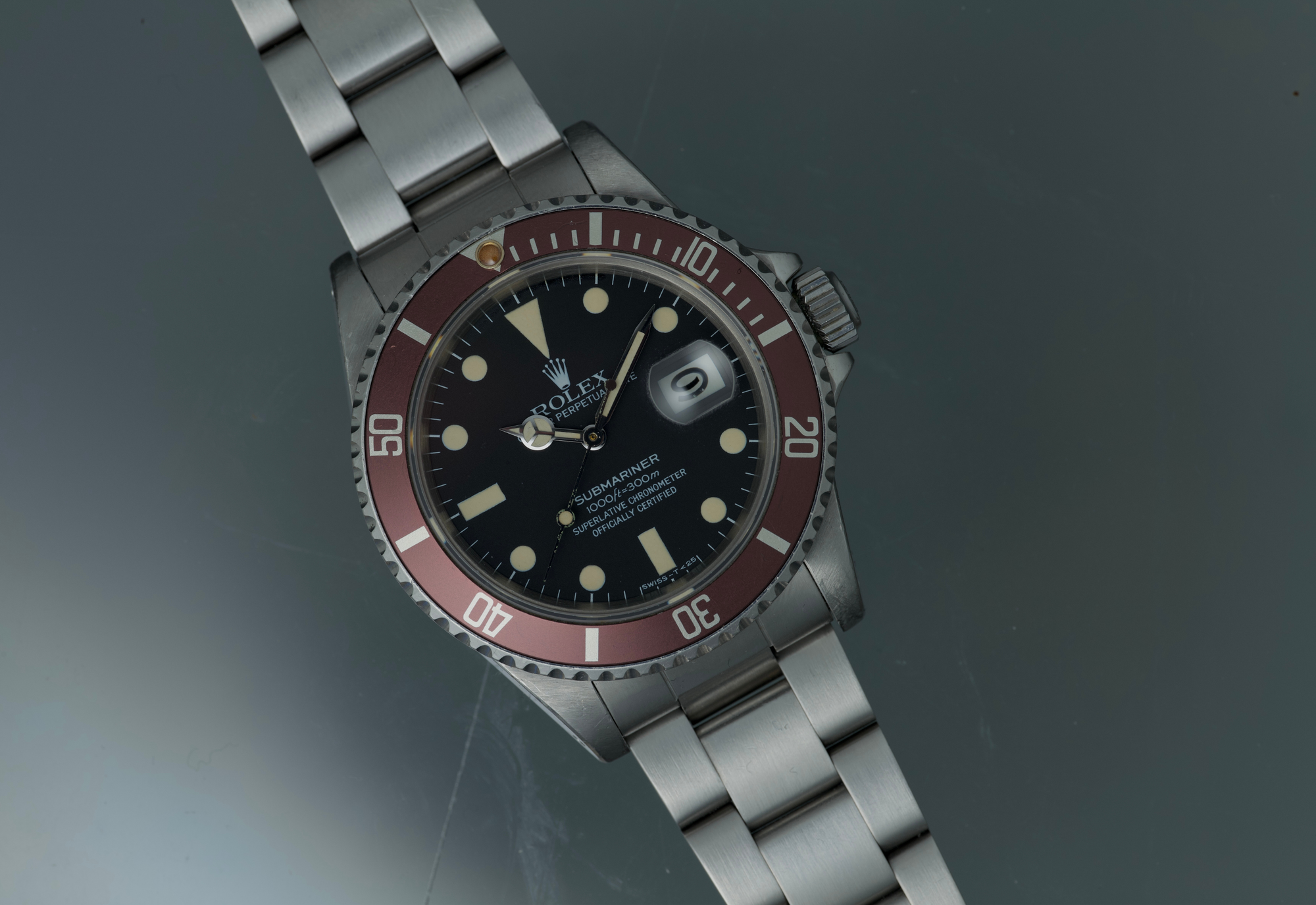 82 Unpolished Matte dial 16800 with box and papers