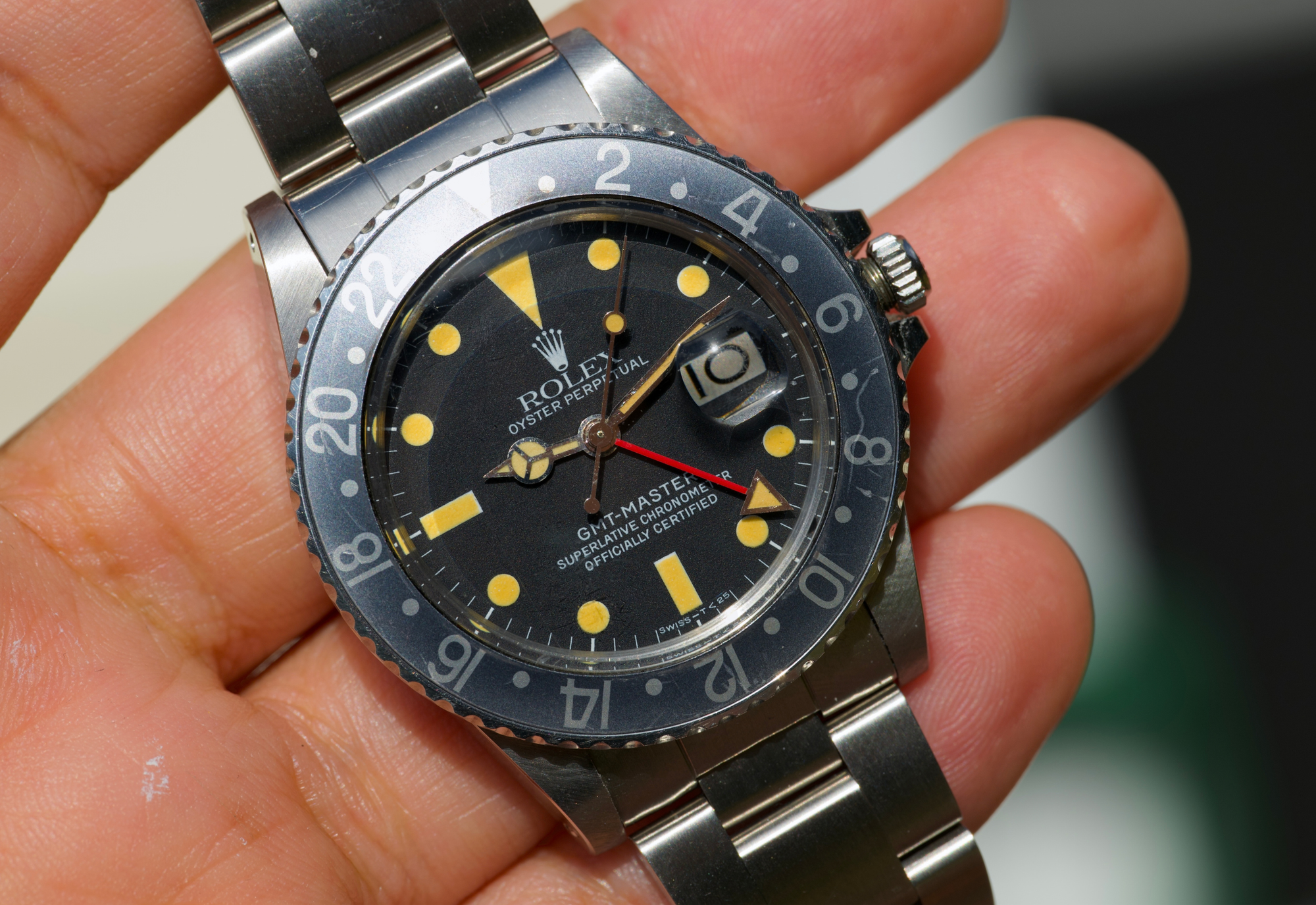 GHOST 1982 Lemon Patina GMT 16750 with box and papers