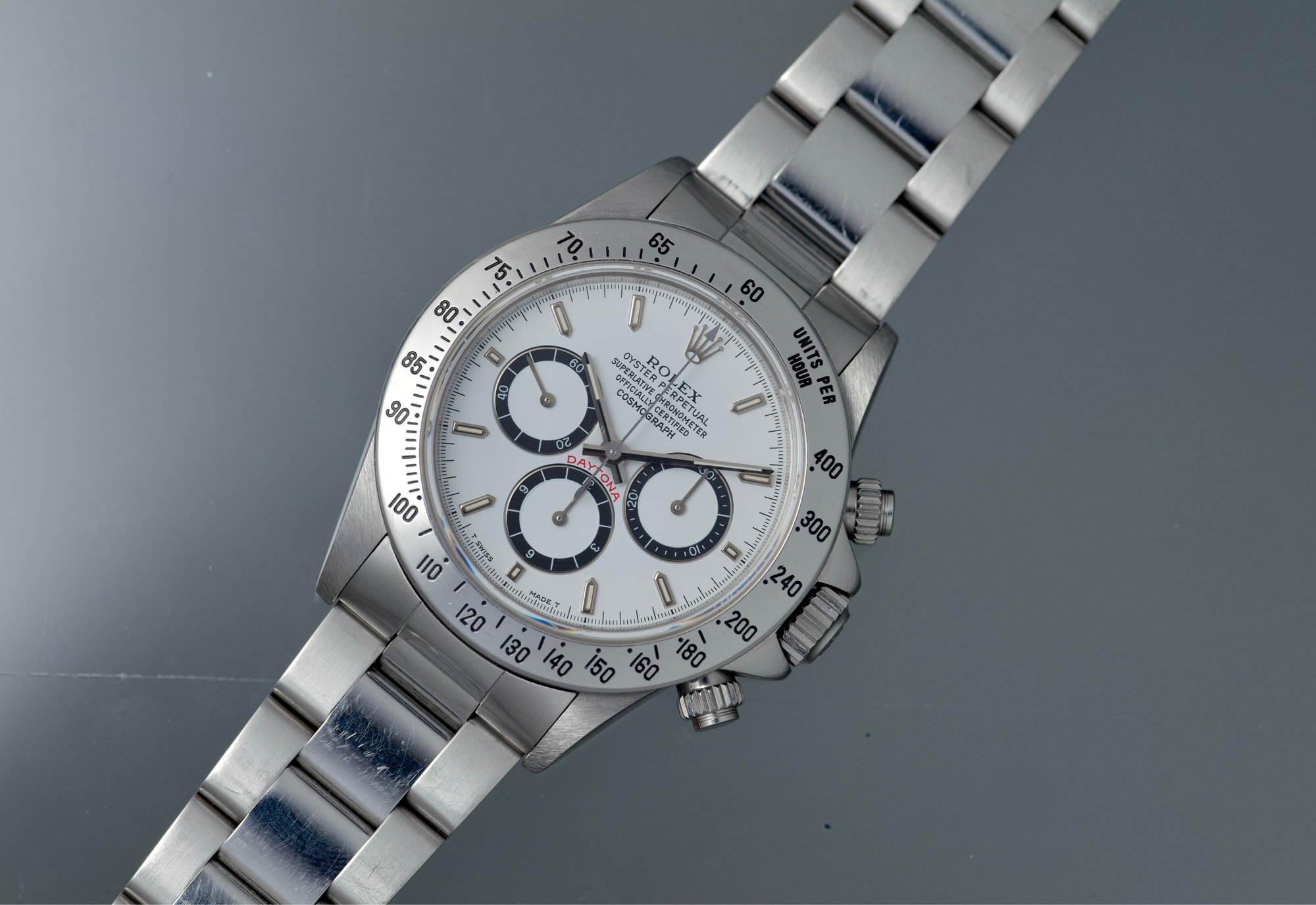 Rolex Zenith Daytona 1991 Serif inverted dial - Super Rare