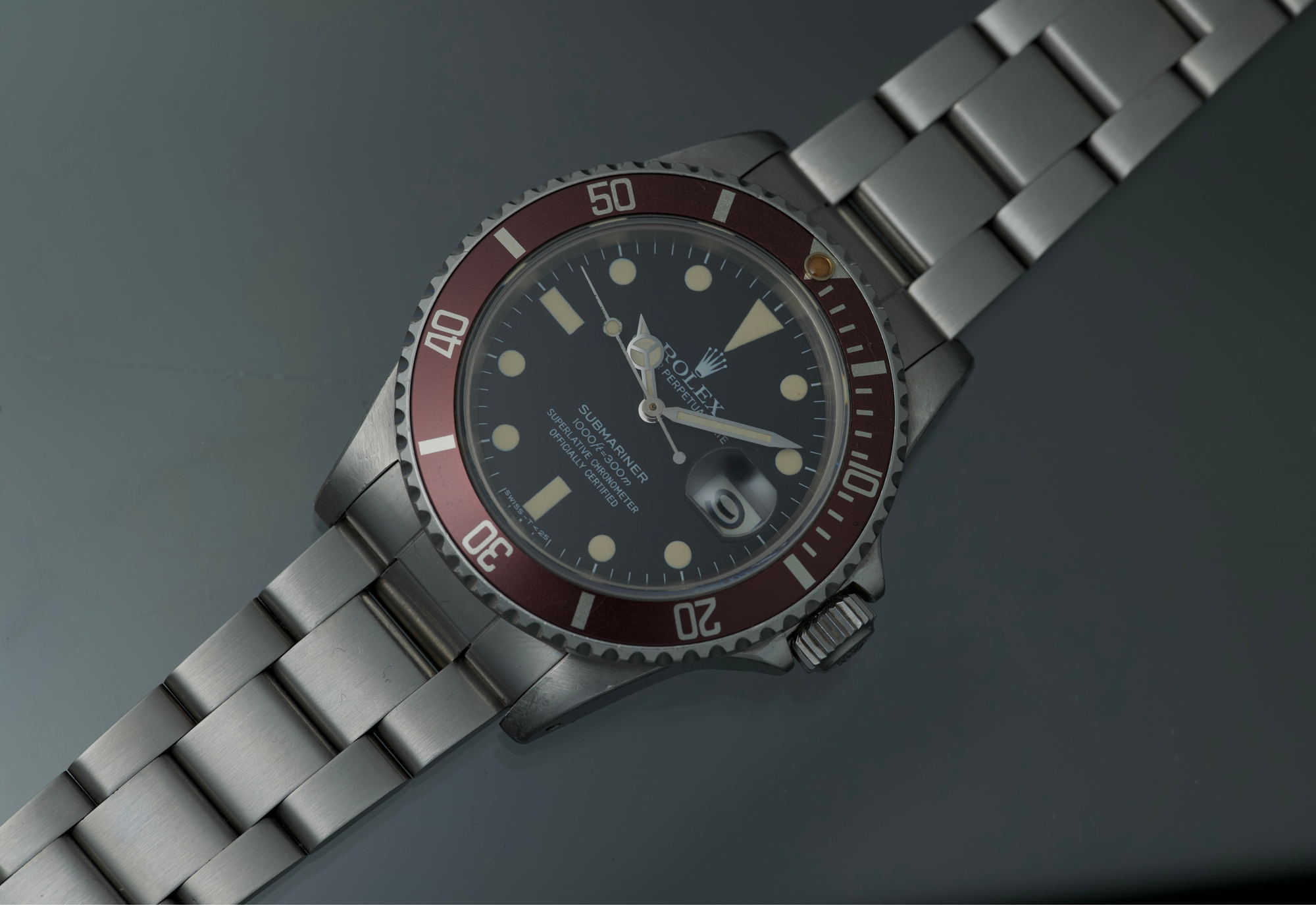 82 Unpolished Matte dial 16800 with box and papers