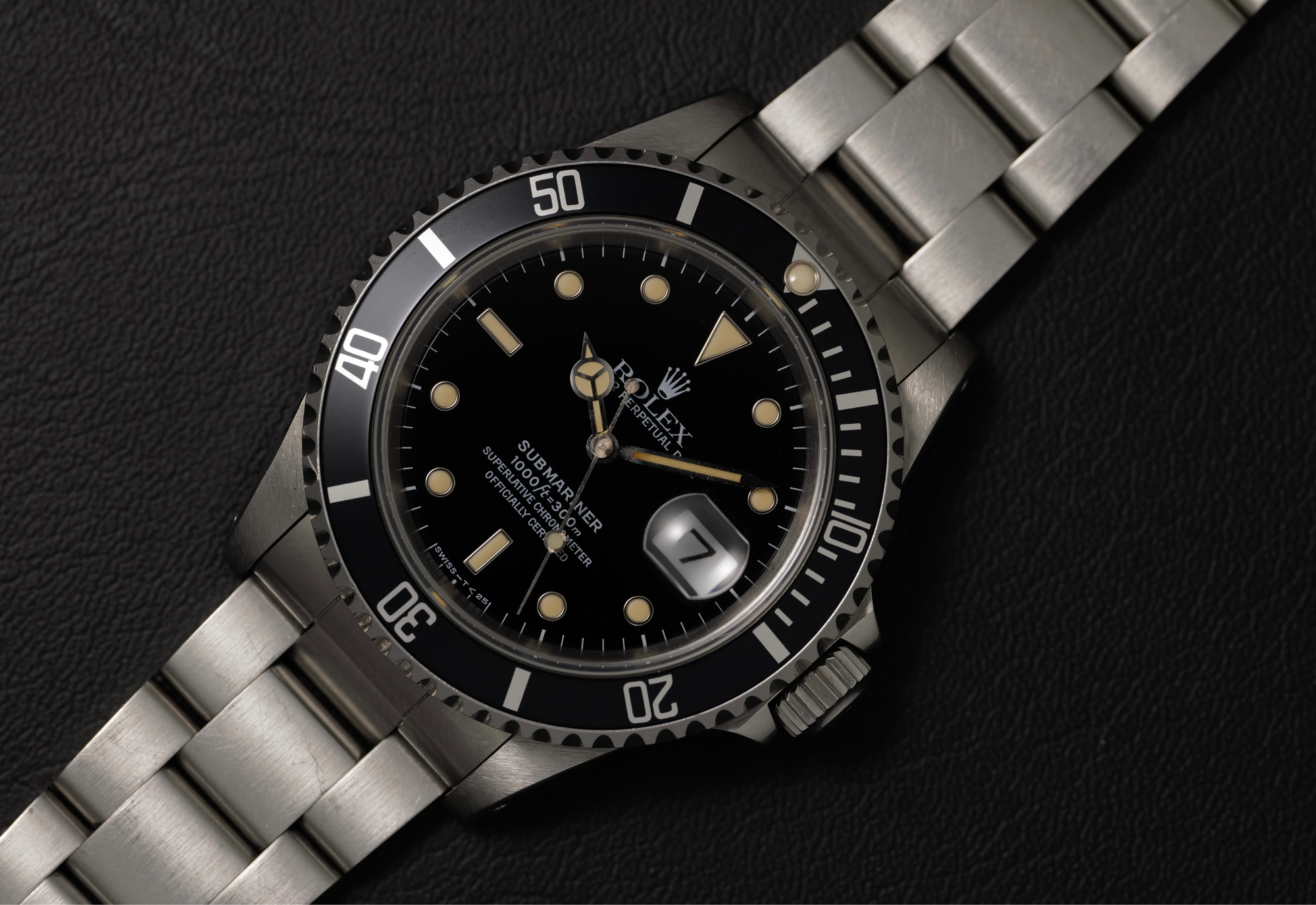 1991 Rolex Submariner date with great patina