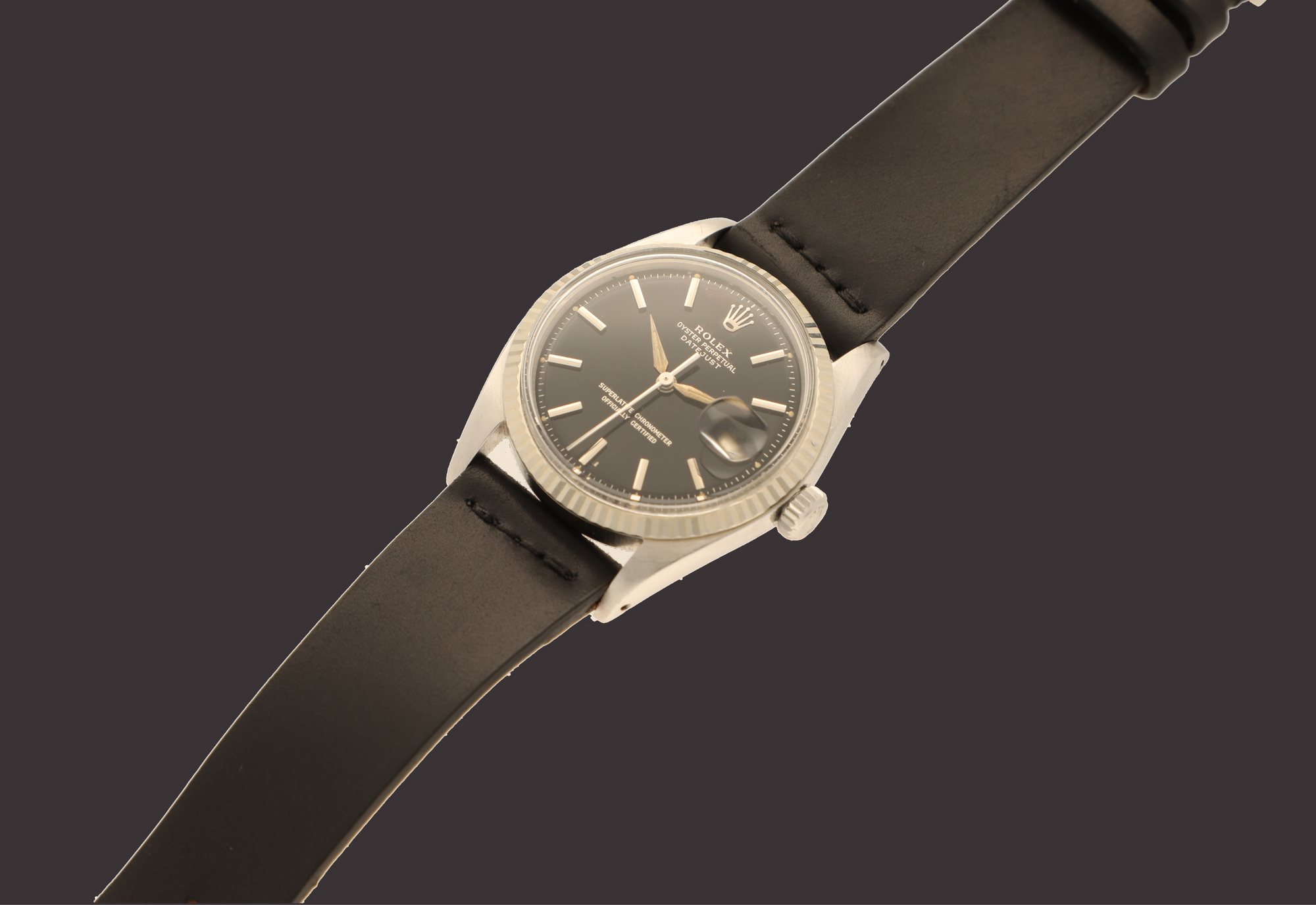 Rolex 1601 Old Black Gilt from 1964