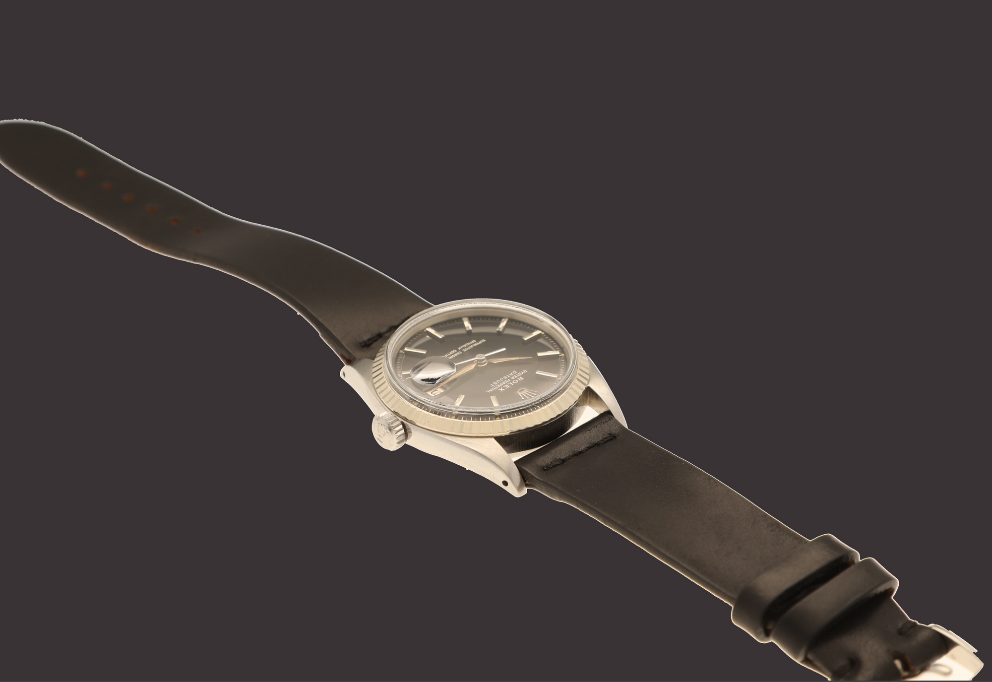 Rolex 1601 Old Black Gilt from 1964