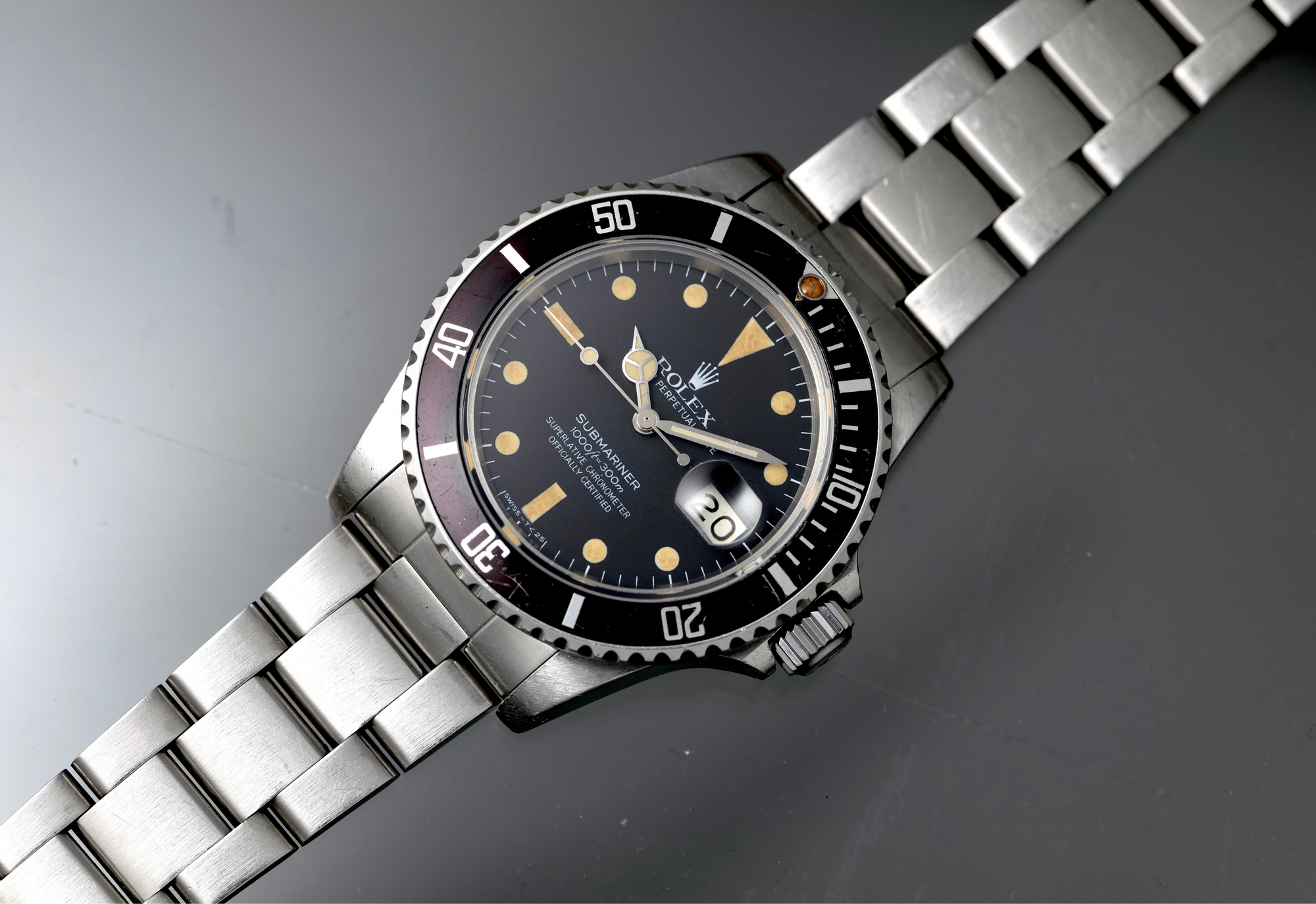 1984 16800 Unpolished / brown bezel