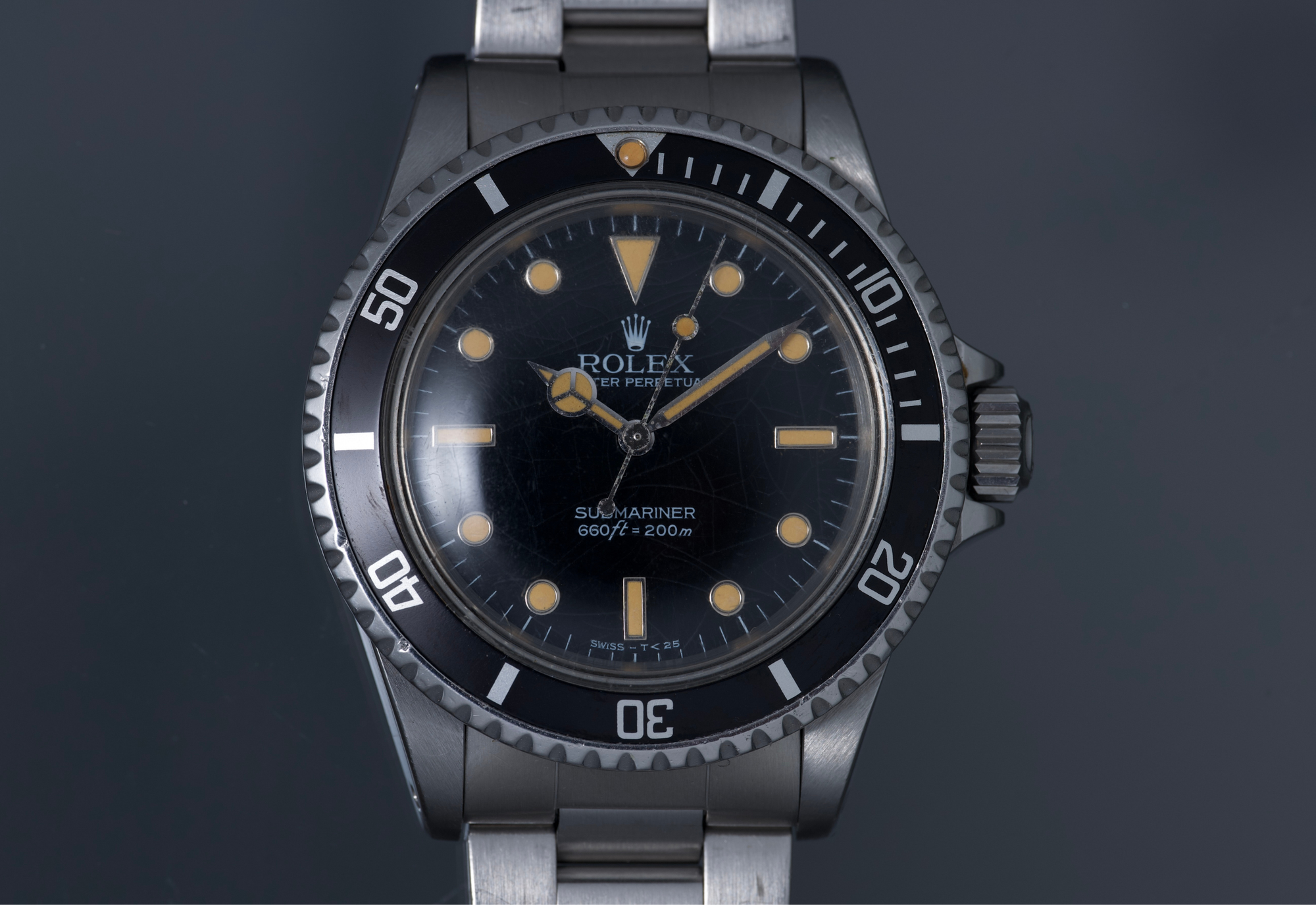 Rolex 5513 no Date Sub Spider - DEEEEP PATINA