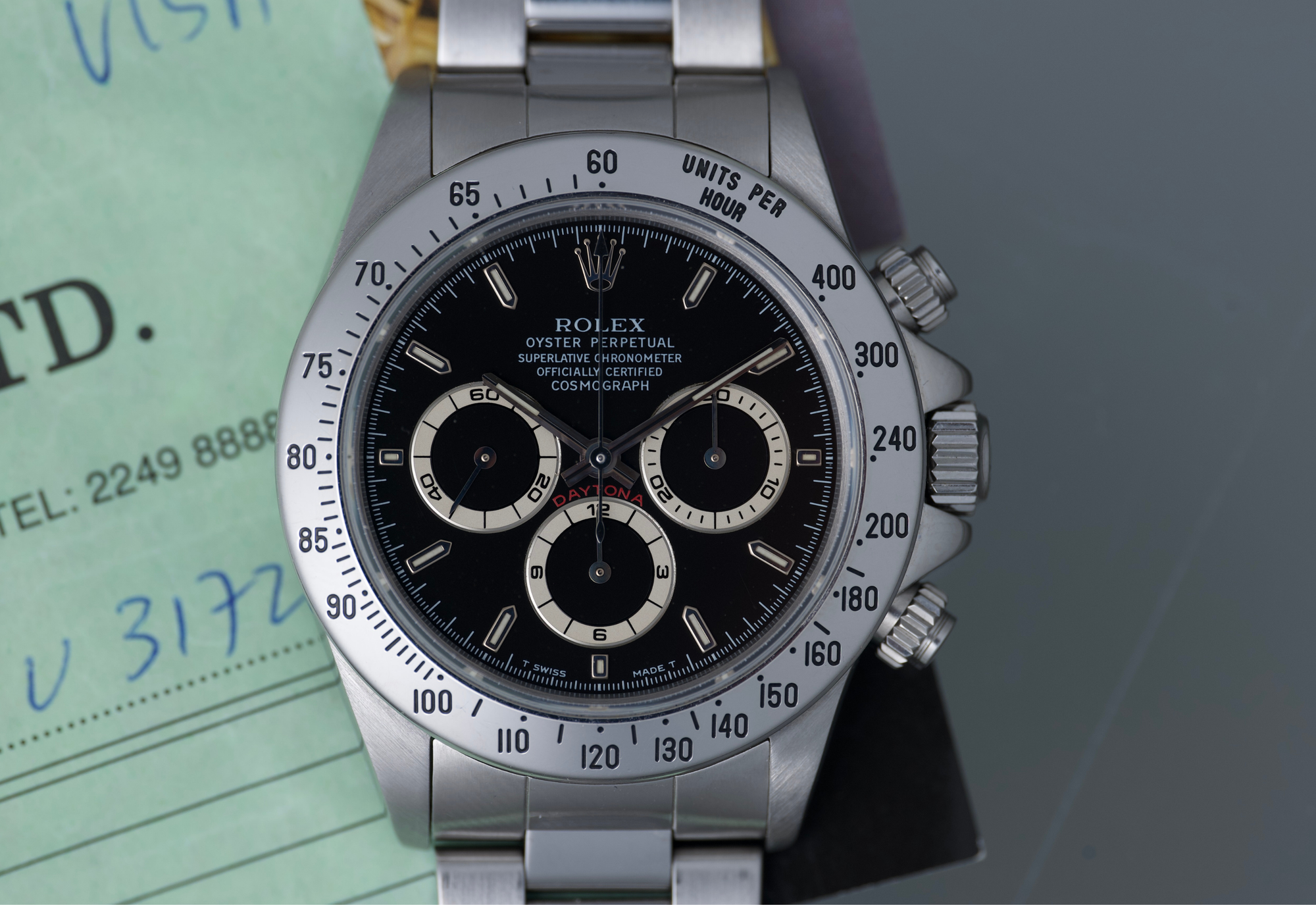 1997 Daytona ref 16520 perfect black dial with cream subdials
