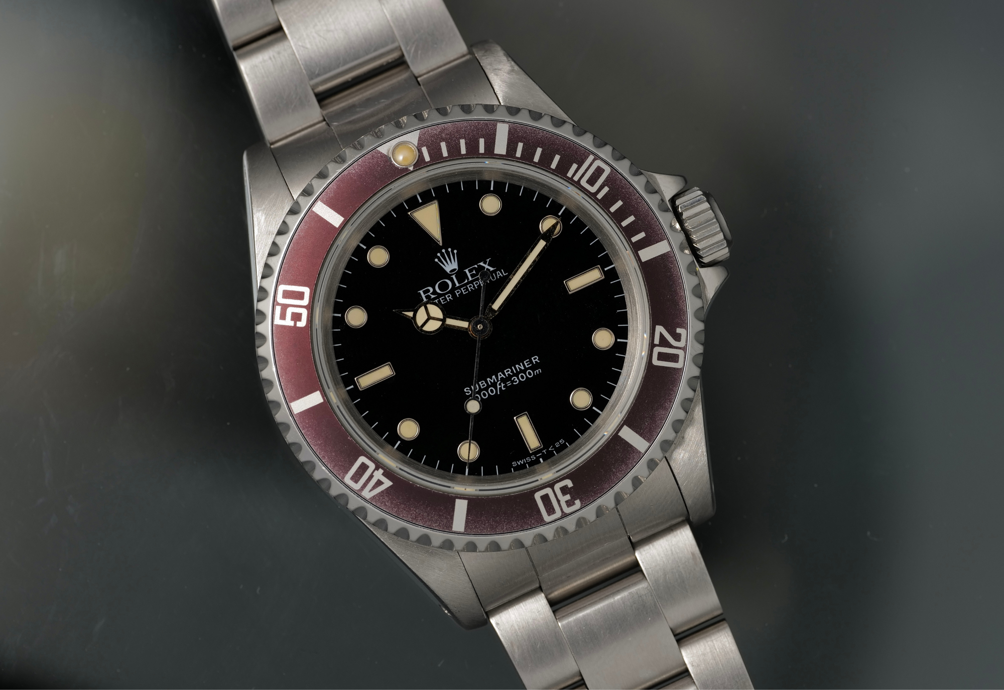 14060 Heavy Cream Patina / Brown Bezel