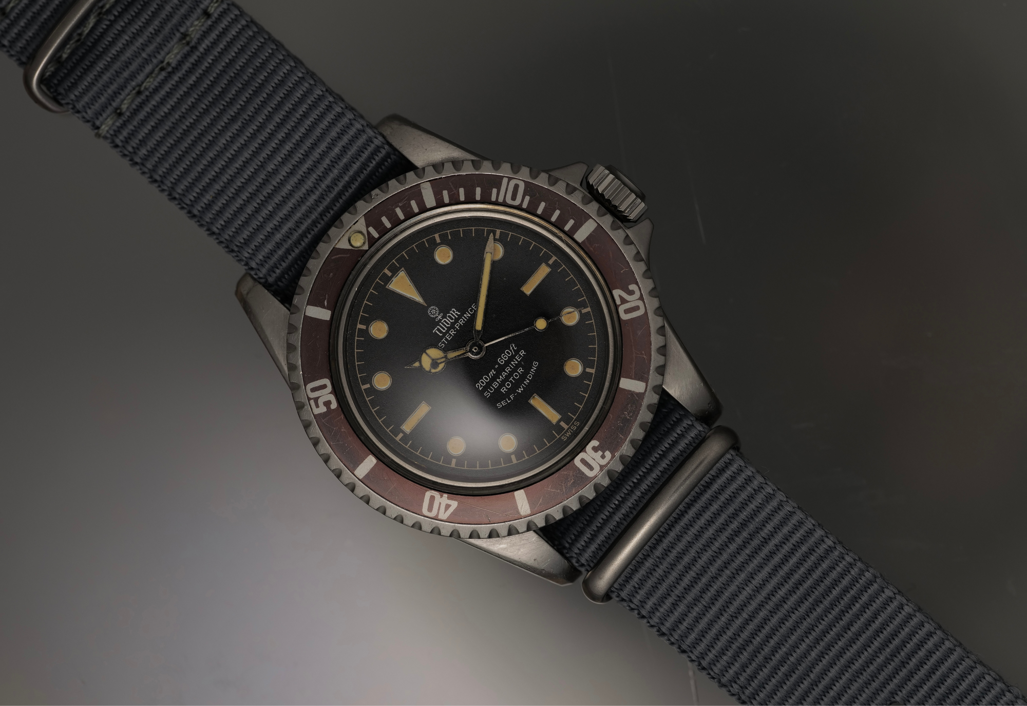 1963 Tudor 7928 PCG Unpolished GILT DIAL