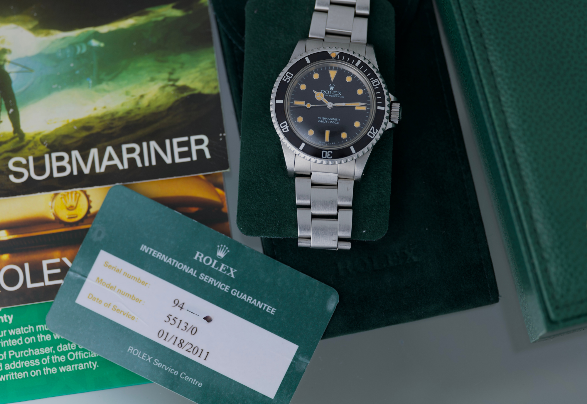 Rolex 5513 no Date Sub Spider - DEEEEP PATINA