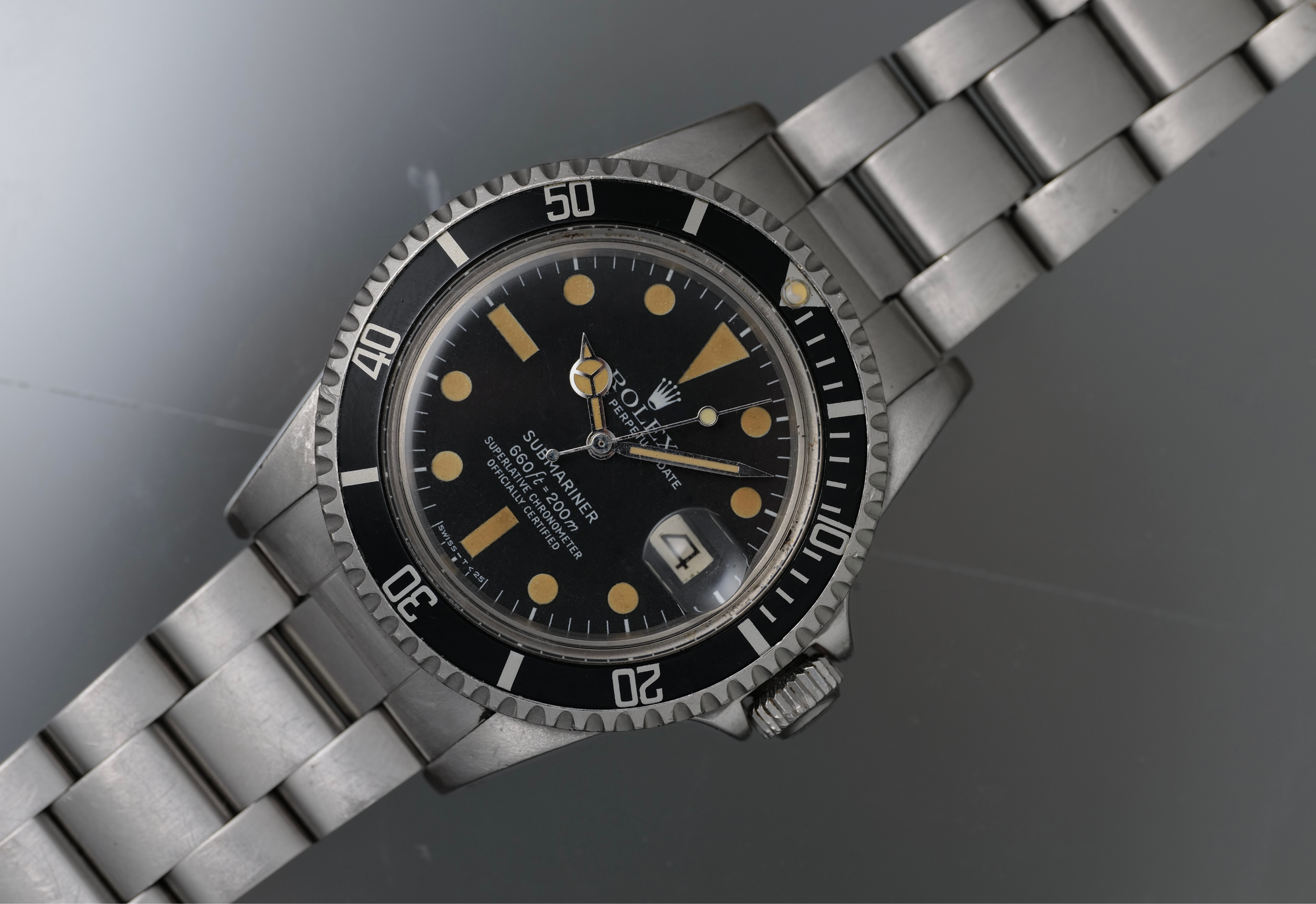 1979 1680 Submariner date with box and papers