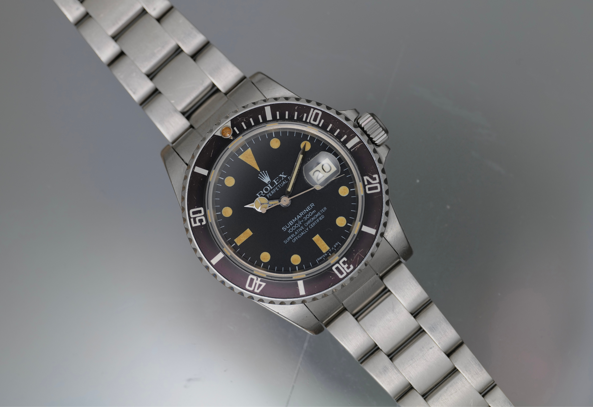 1984 16800 Unpolished / brown bezel