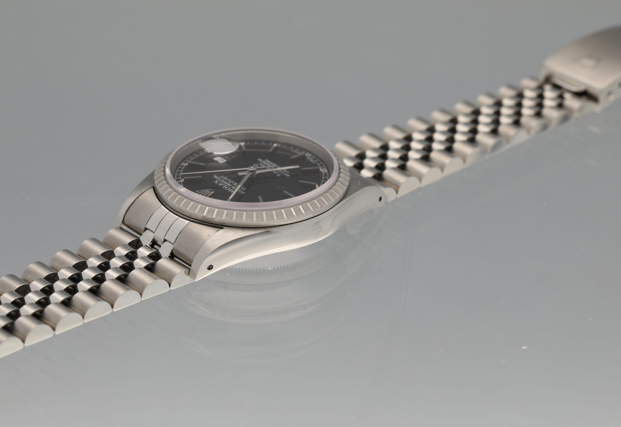 Sunburst Black Tiffany DATEJUST Like NOS condition