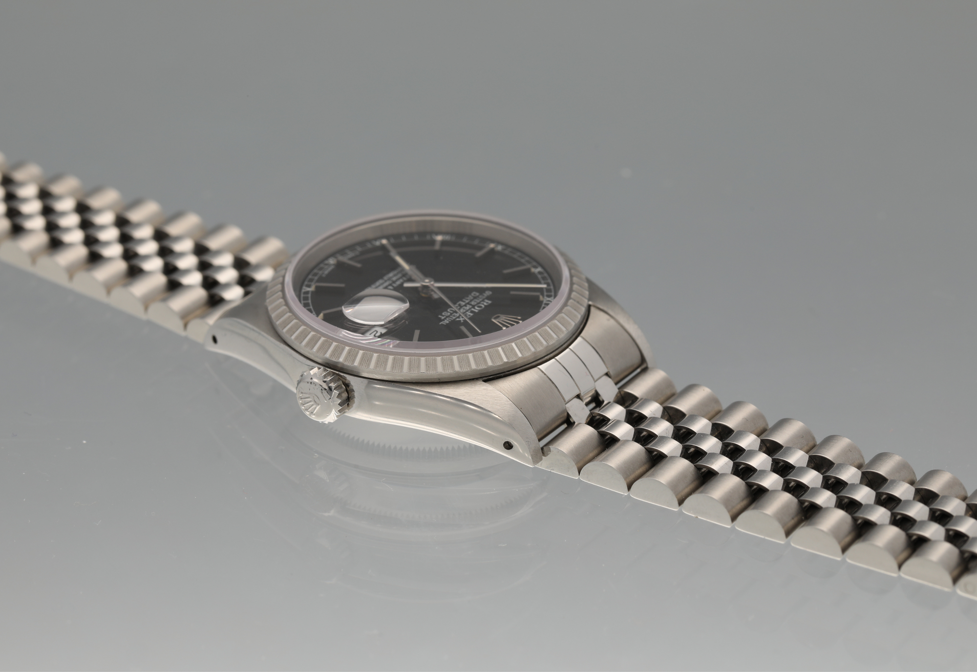 Sunburst Black Tiffany DATEJUST Like NOS condition