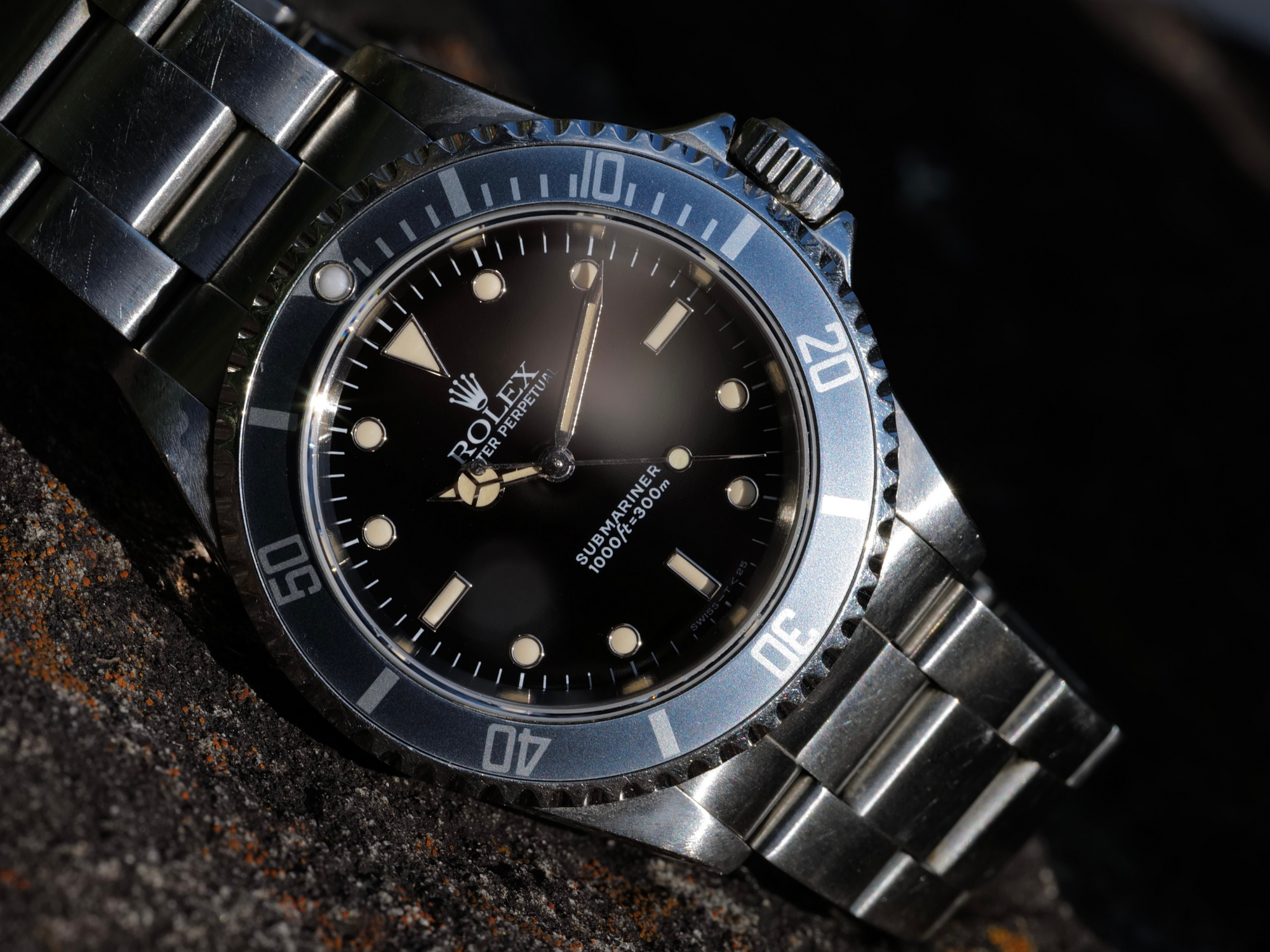 Rolex 14060 heavy Patina