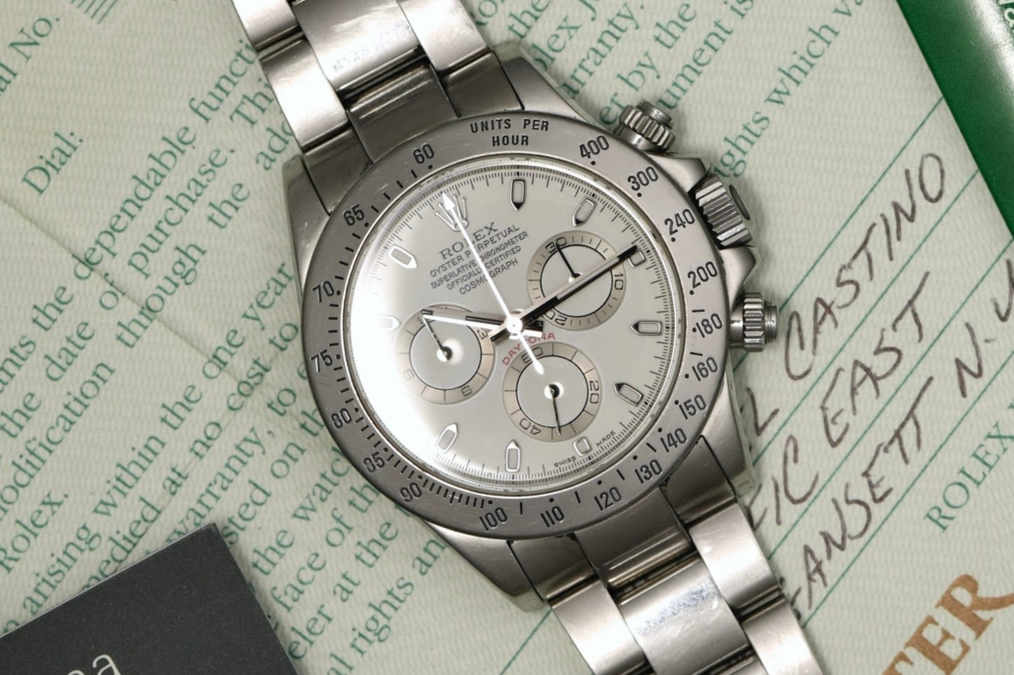 Rolex Daytona 116520 "PANNA" DIAL complete set