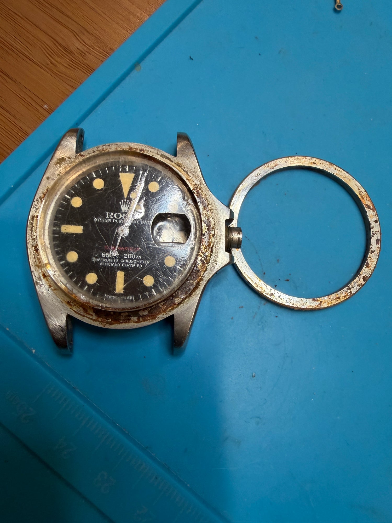 1976 Red Sub very complete / unpolished / FANTASTIC Example