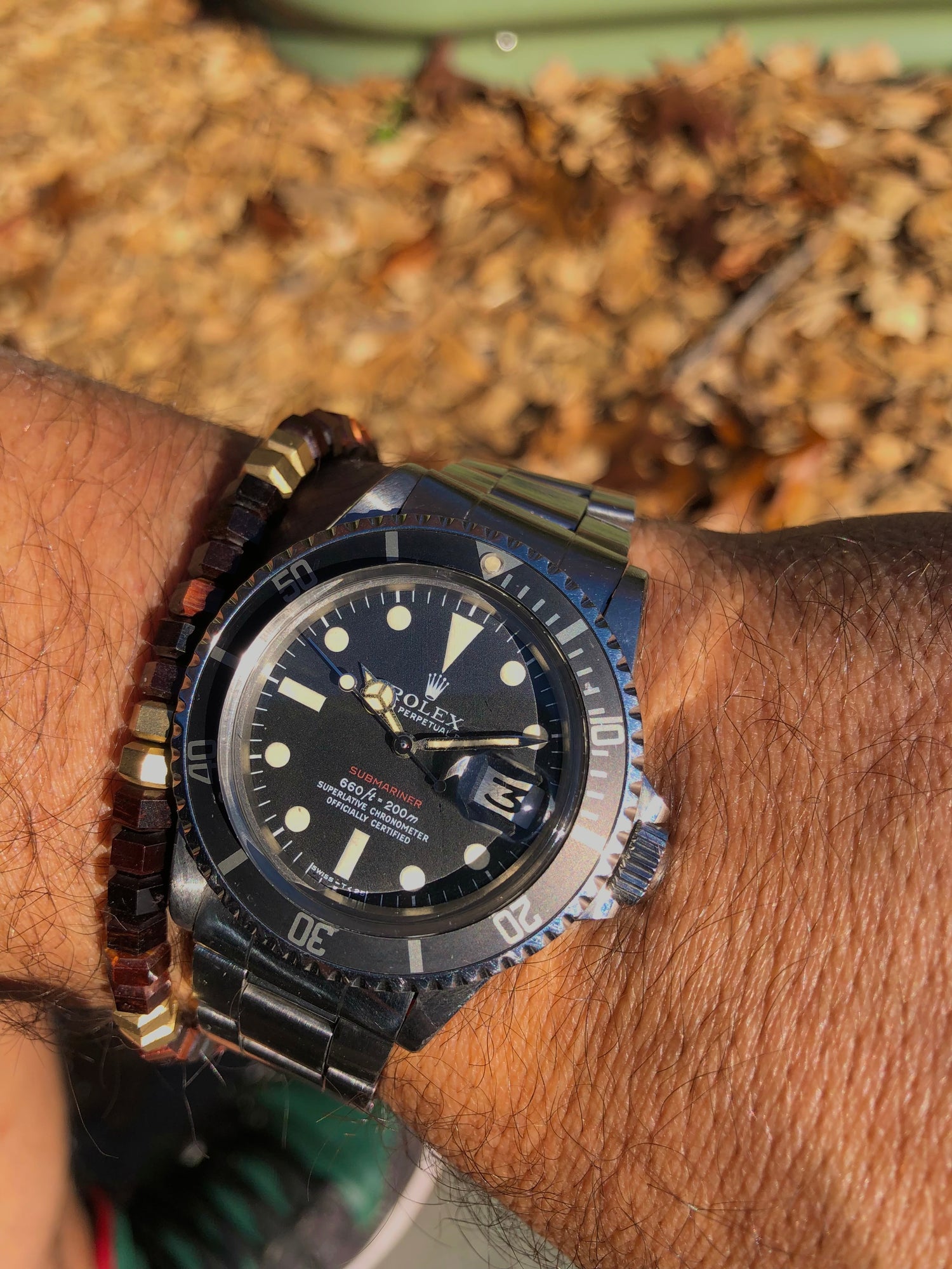 for cream lovers only - Red 1680 Submariner date