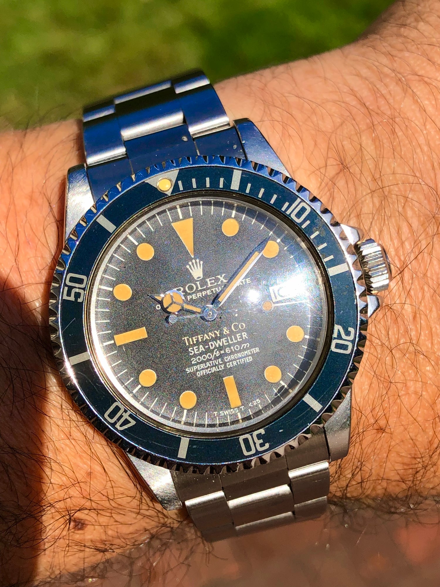 Rolex 1665 Tiffany Rail Dial