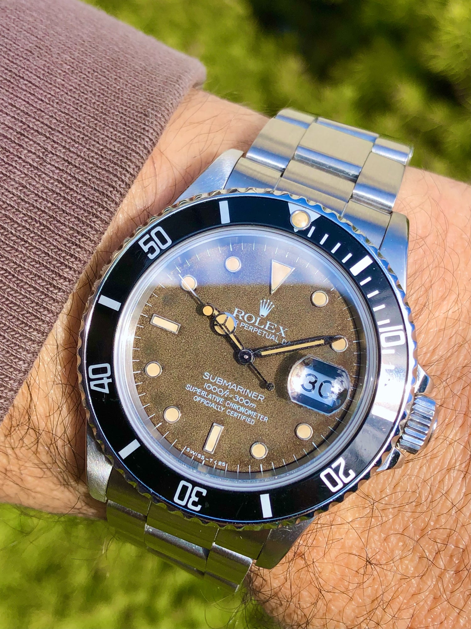 Tropical Brown confetti 168000 Submariner 1988