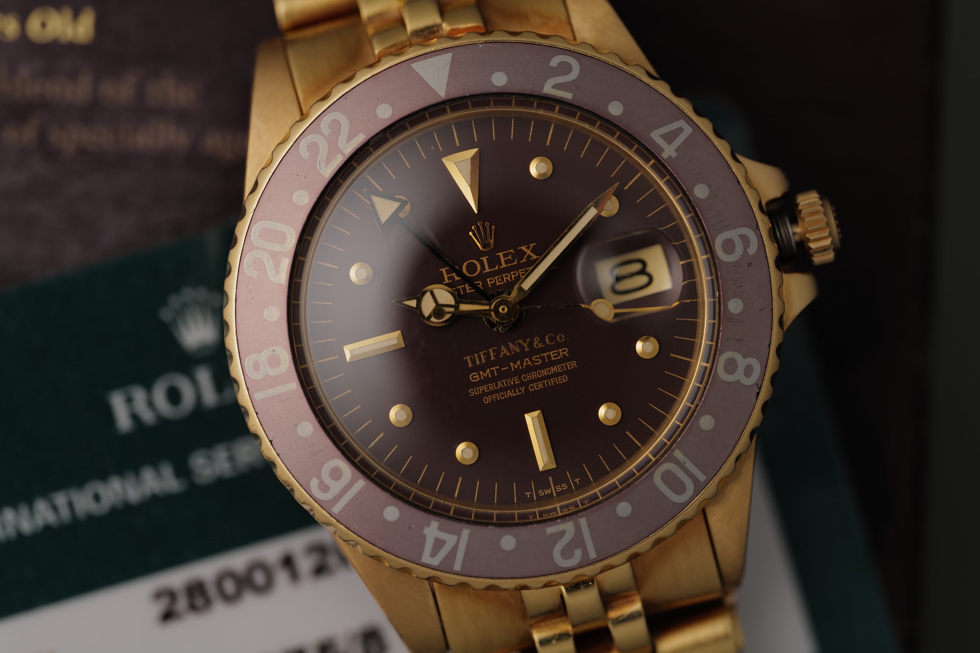 1675/8 Tiffany Dial - rare with RSC Card