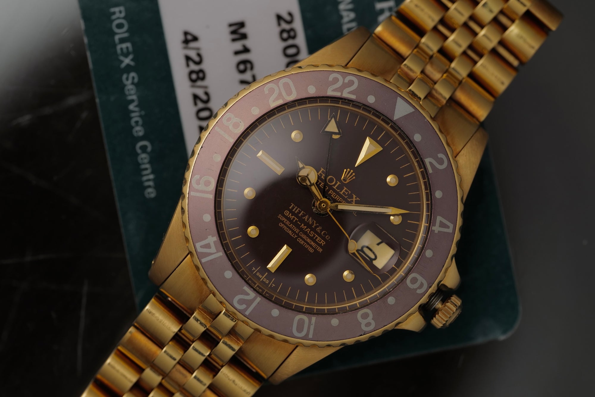 1675/8 Tiffany Dial - rare with RSC Card