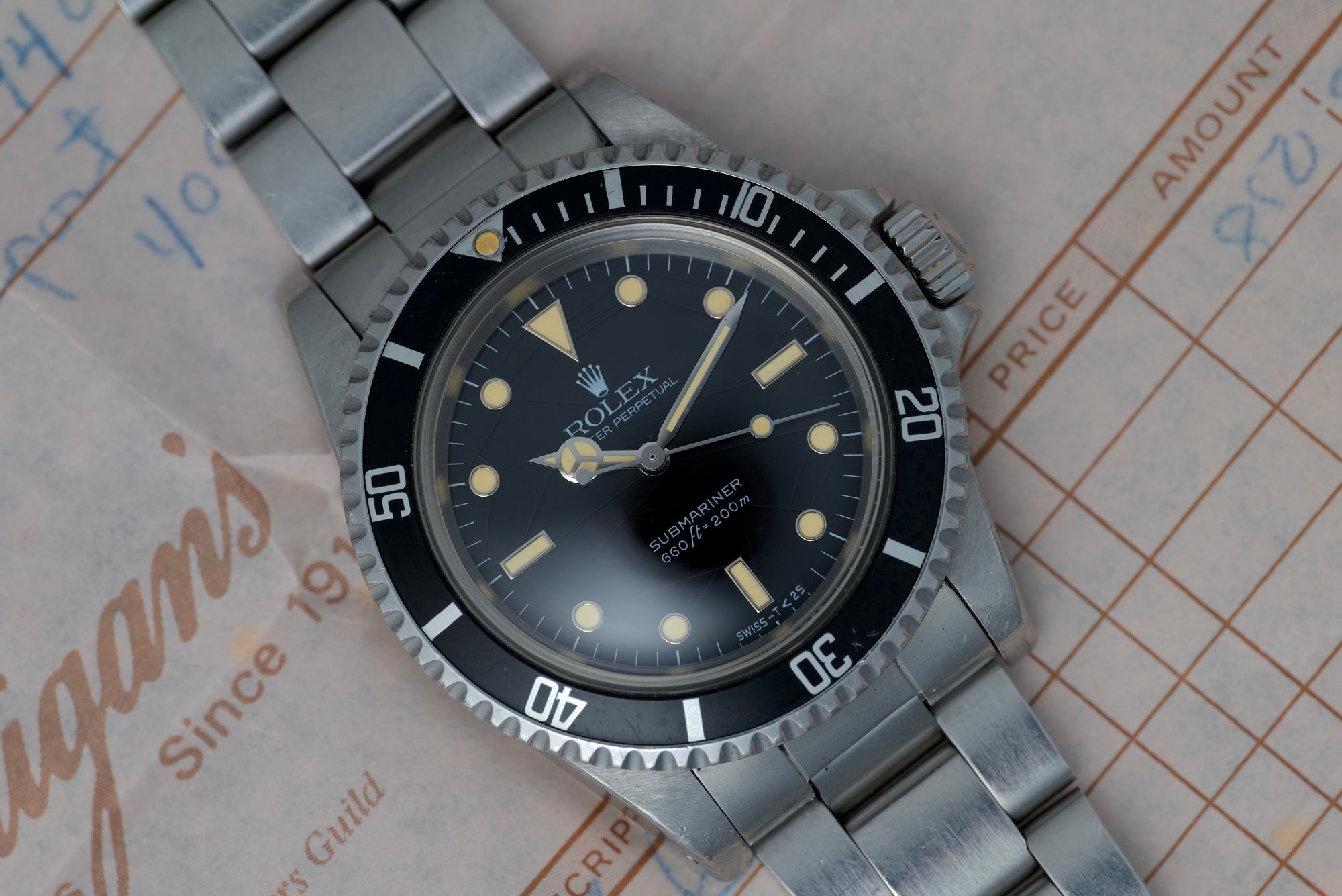 86 Submariner 5513 spider unpolished