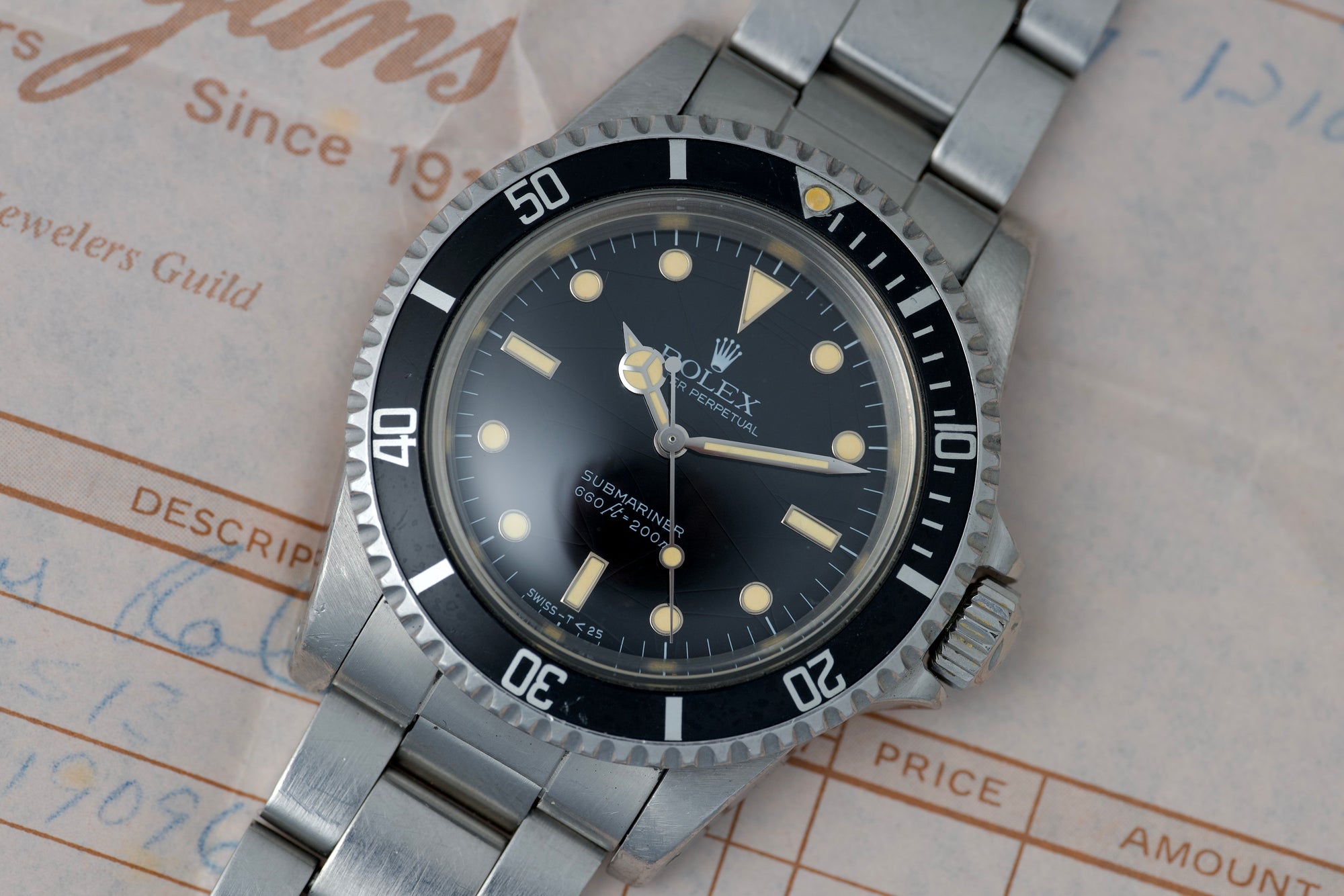 86 Submariner 5513 spider unpolished