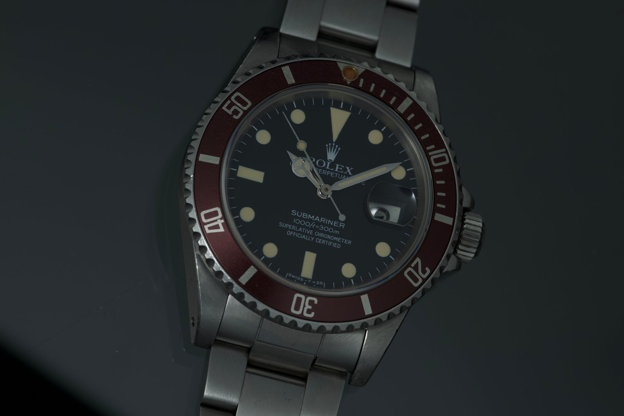 82 Unpolished Matte dial 16800 with box and papers