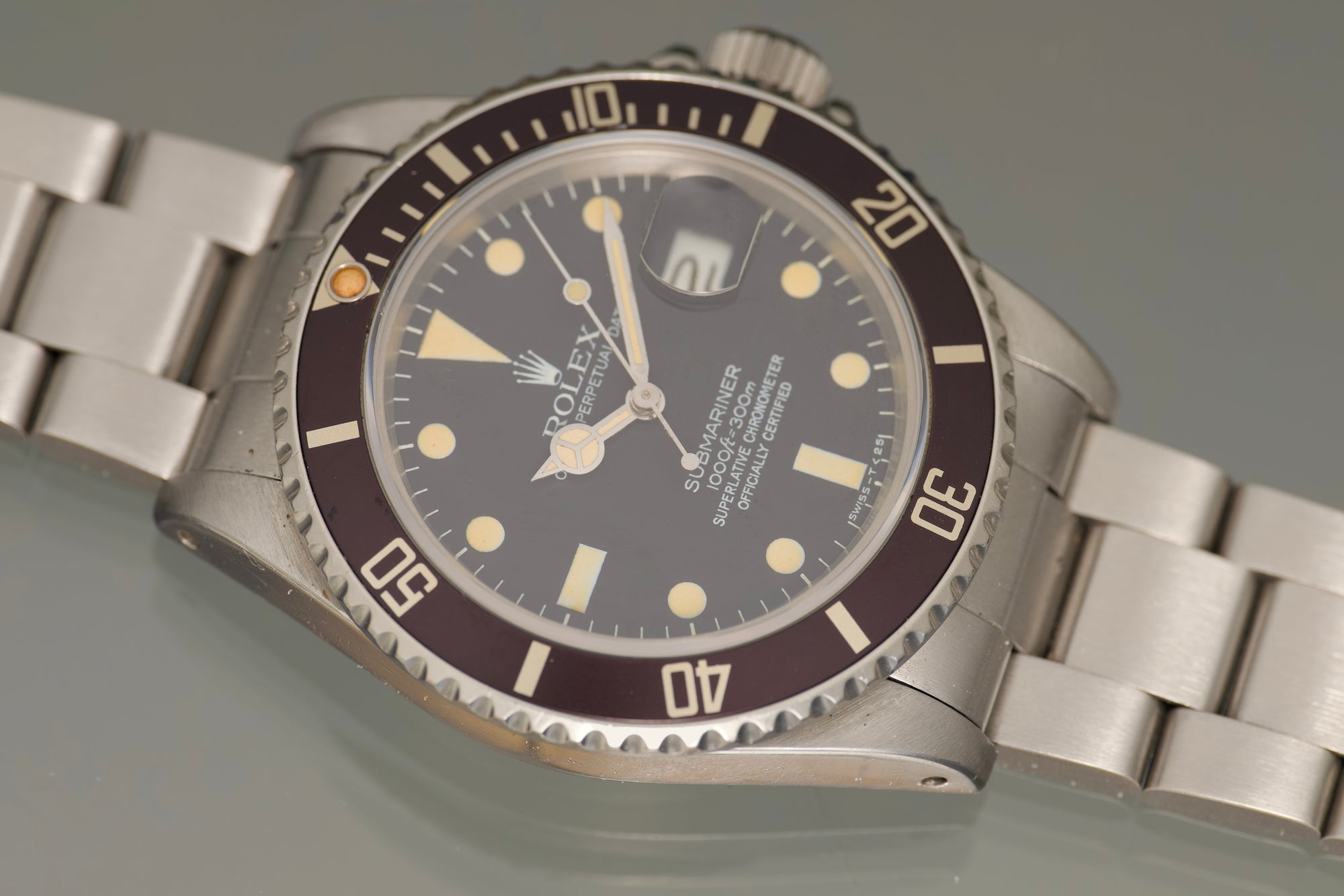 Transitional Submariner ref 16800 from 1982 Superb