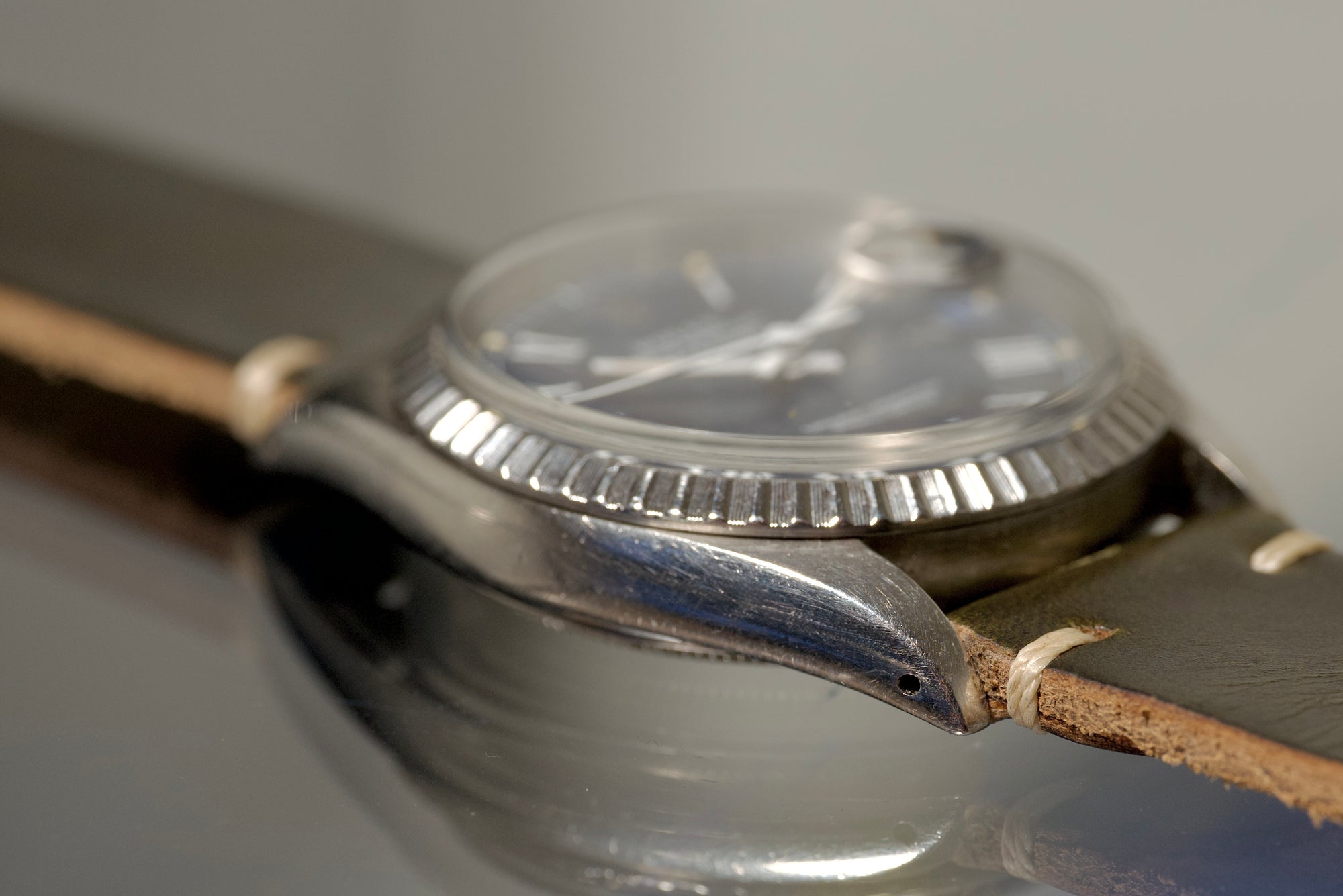 1978 Blue Buckley Dial 16000 Datejust unpolished