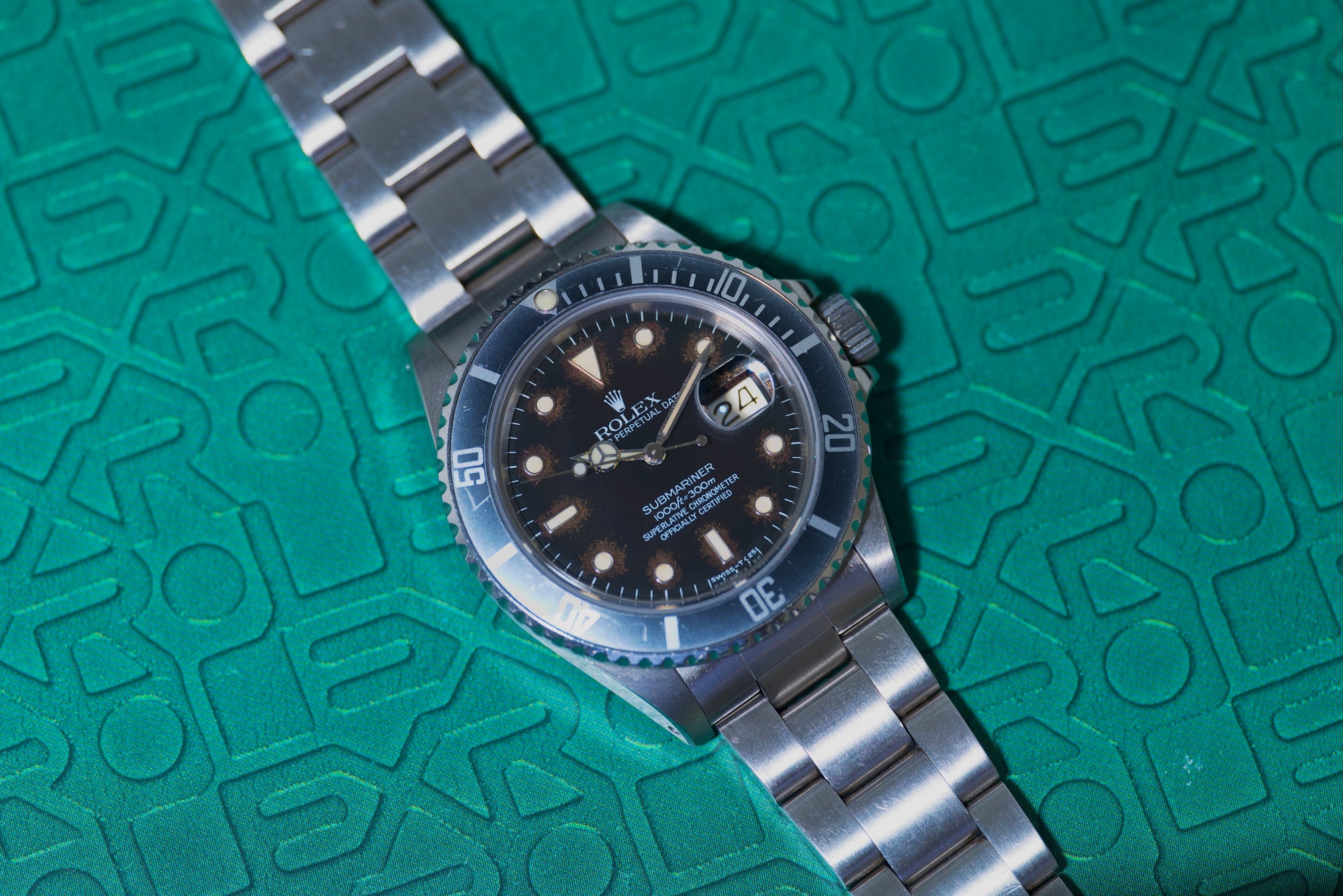 Rolex 16800 Submariner DATE Tropical from 1986