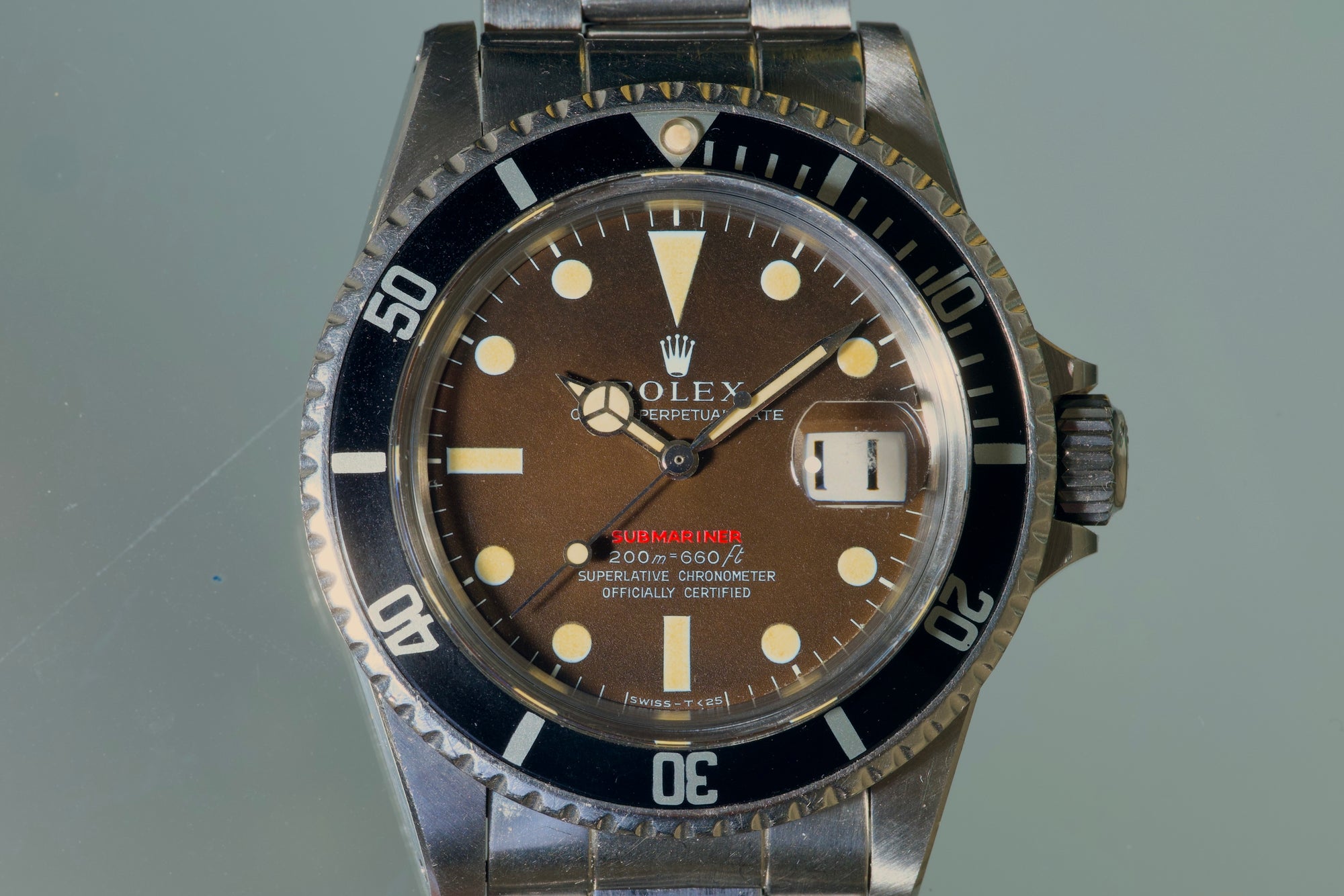 Stunning Chocolate Meters First Red Submariner