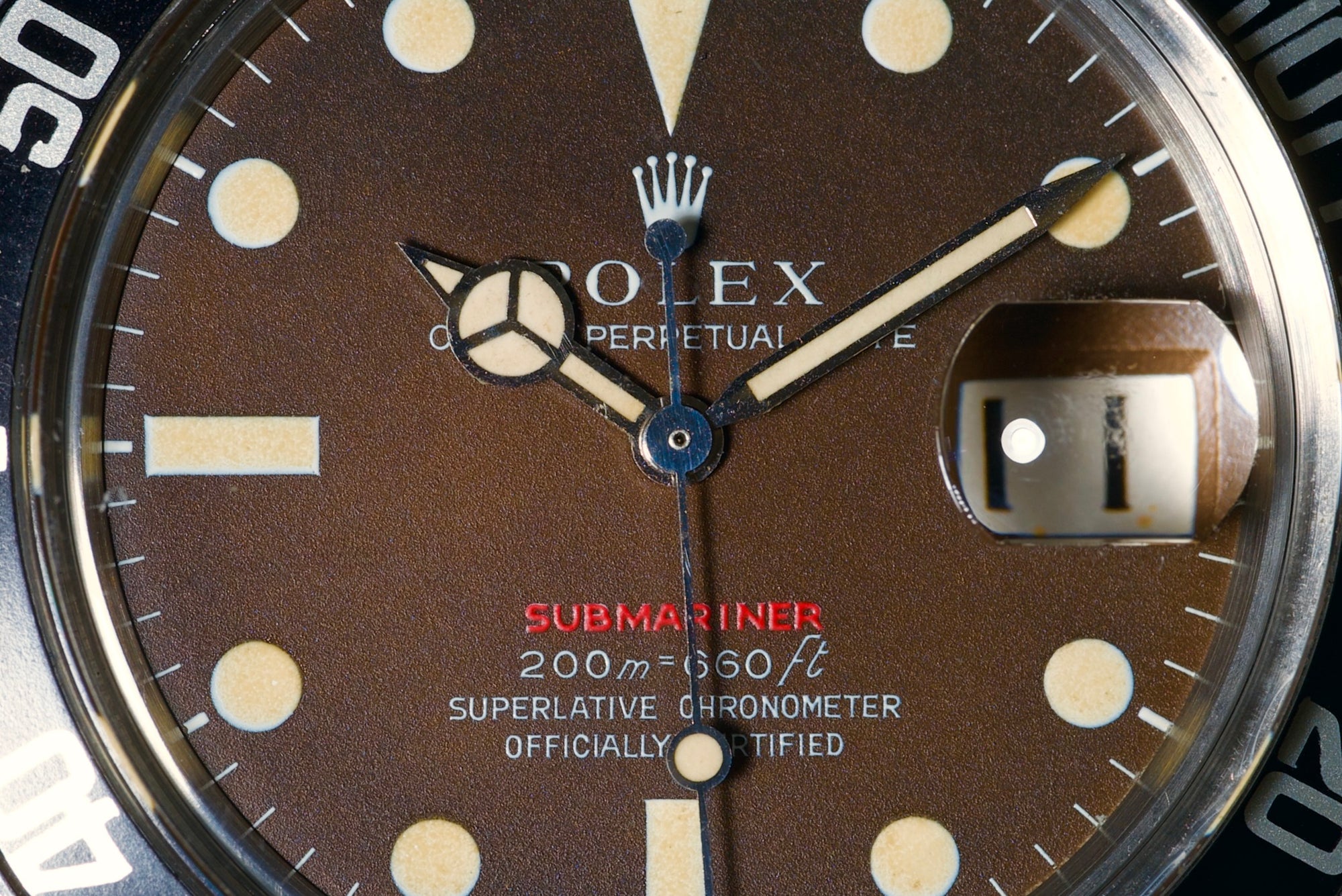Stunning Chocolate Meters First Red Submariner