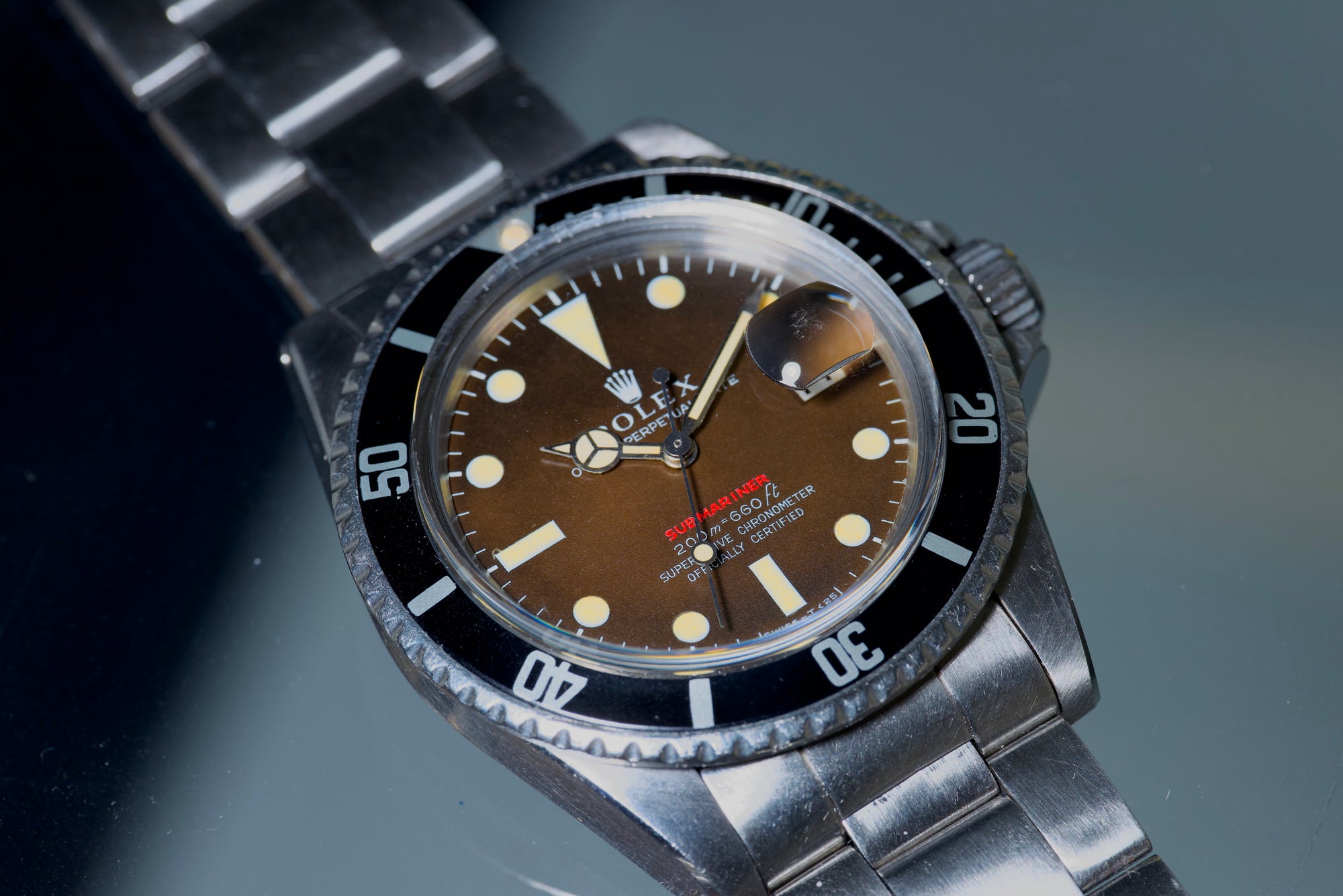 Stunning Chocolate Meters First Red Submariner