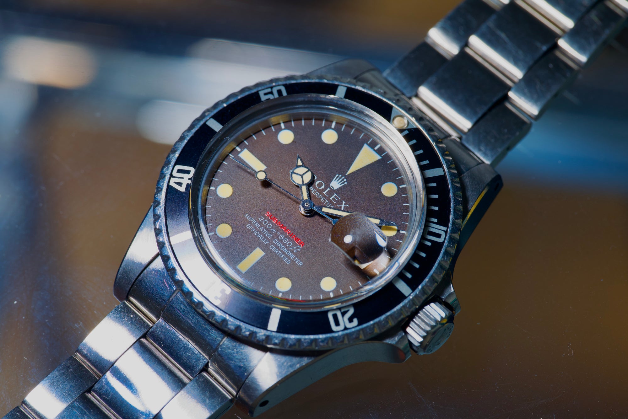 Stunning Chocolate Meters First Red Submariner