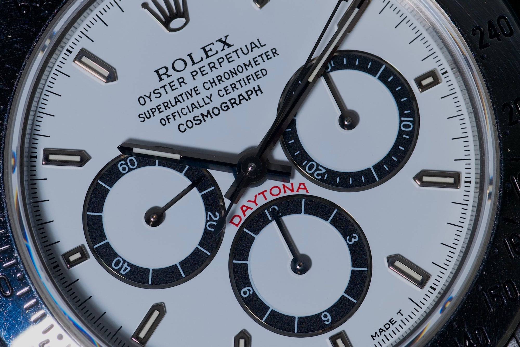 Rolex Zenith Daytona 1991 Serif inverted dial - Super Rare