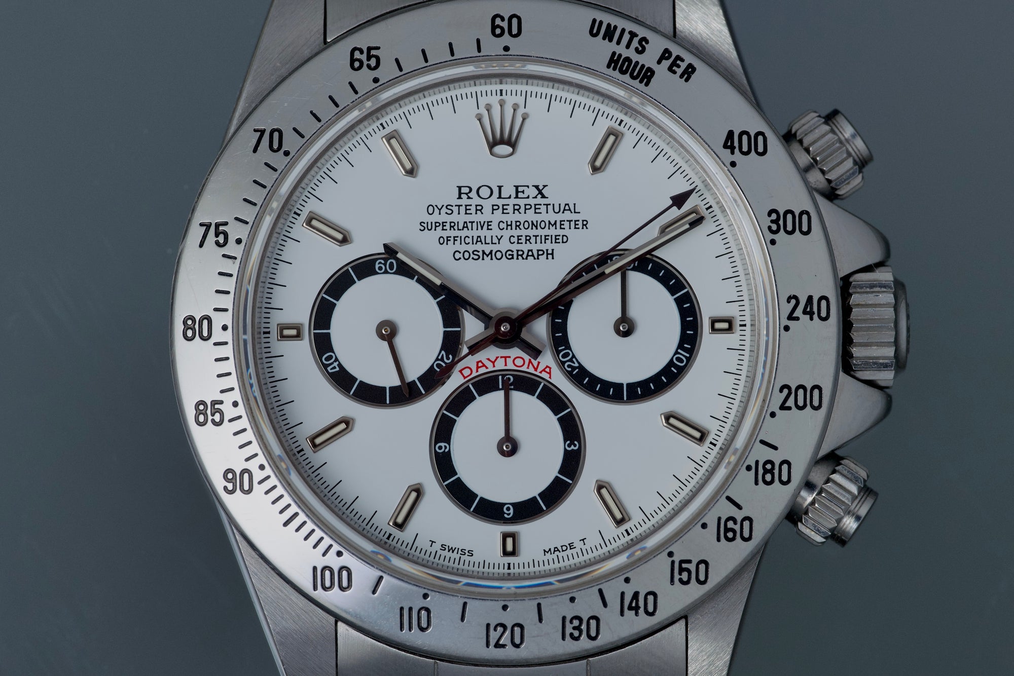 Rolex Zenith Daytona 1991 Serif inverted dial - Super Rare