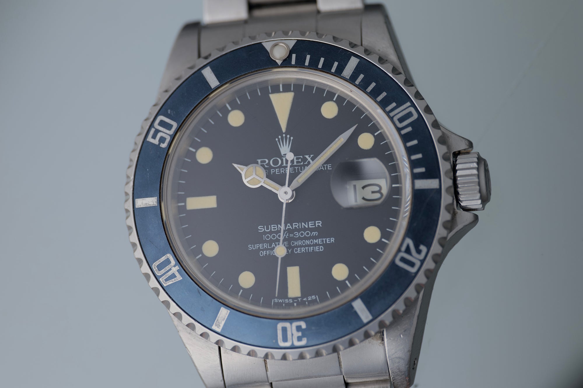16800 Cream Dial and Blue Bezel