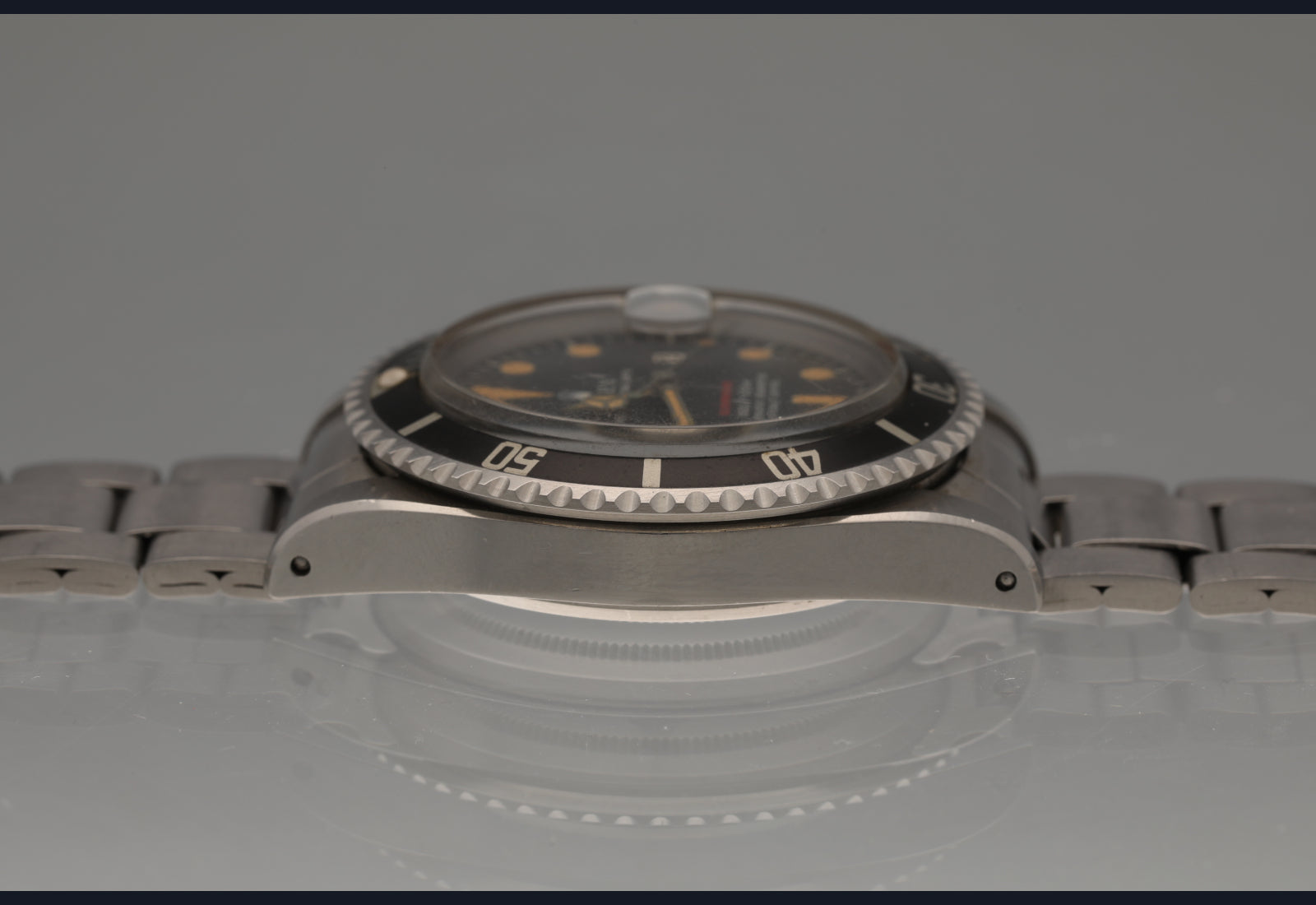 Deep Orange Patina Red sub from 1971 - Unpolished
