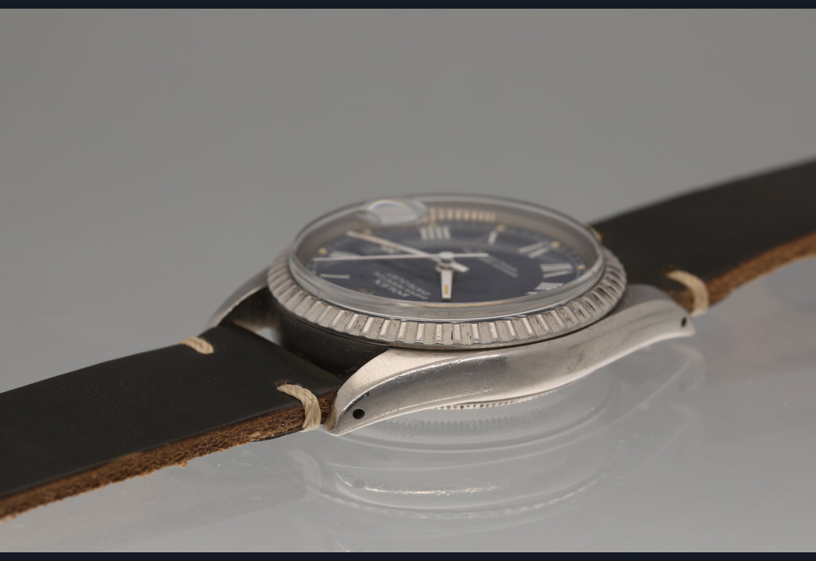 1978 Blue Buckley Dial 16000 Datejust unpolished