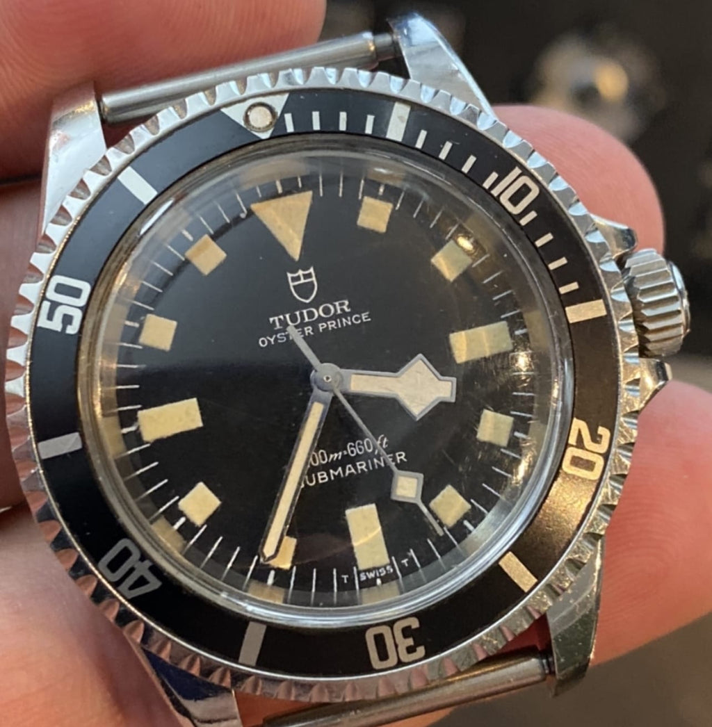 Lunetta + Inserto Per Orologio Tudor Submariner 76100 94010 Blu Lecca - Foto 10