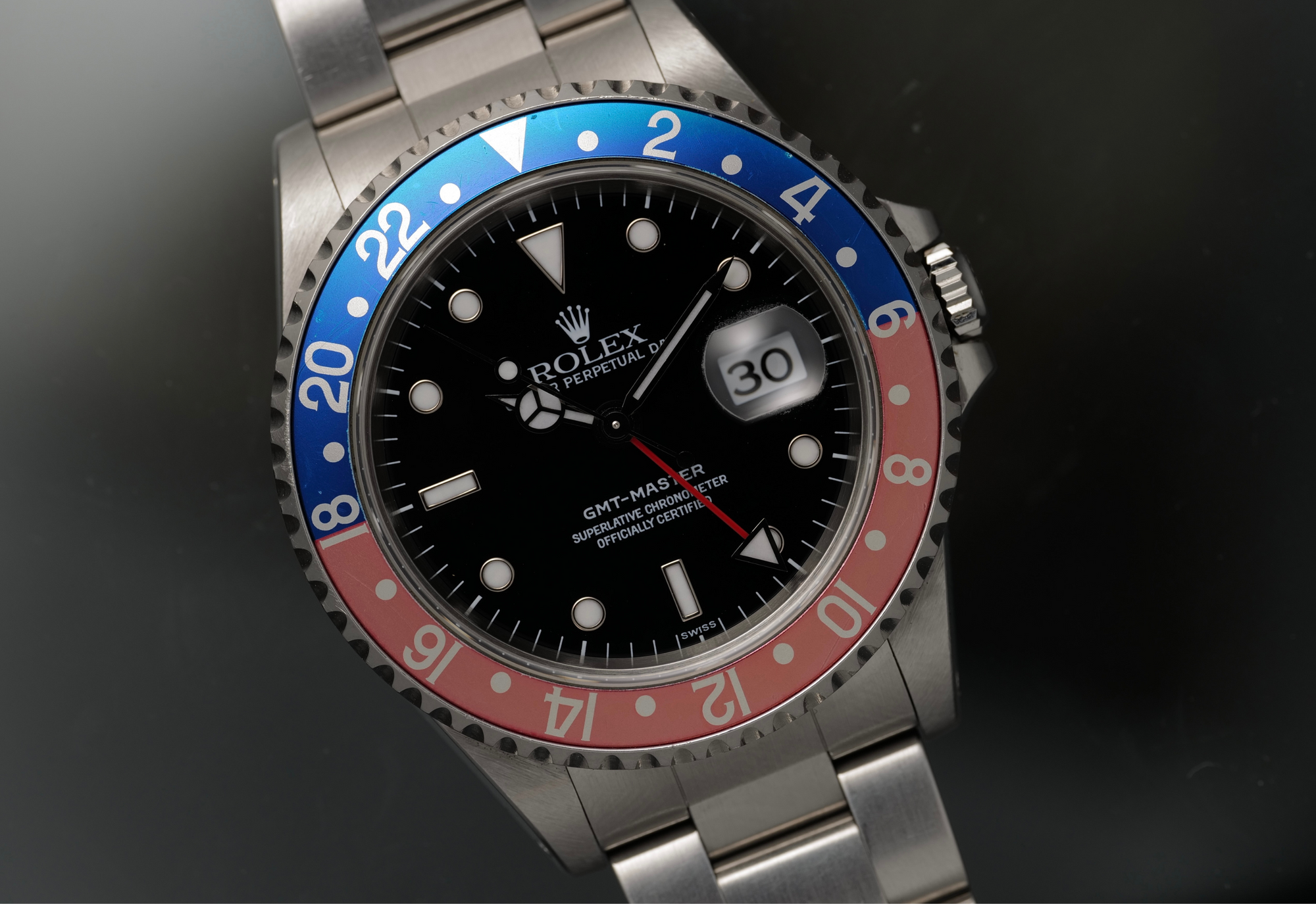 Rolex 16700 - Pink Pepsi with sticker on the back