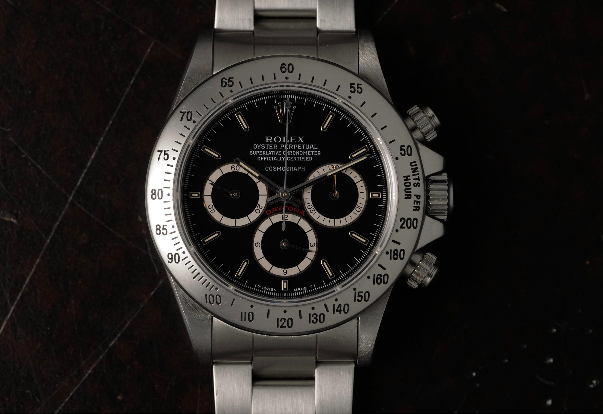 Rolex Daytona UnPoLiShEd - Zenith Floating Cosmo Dial