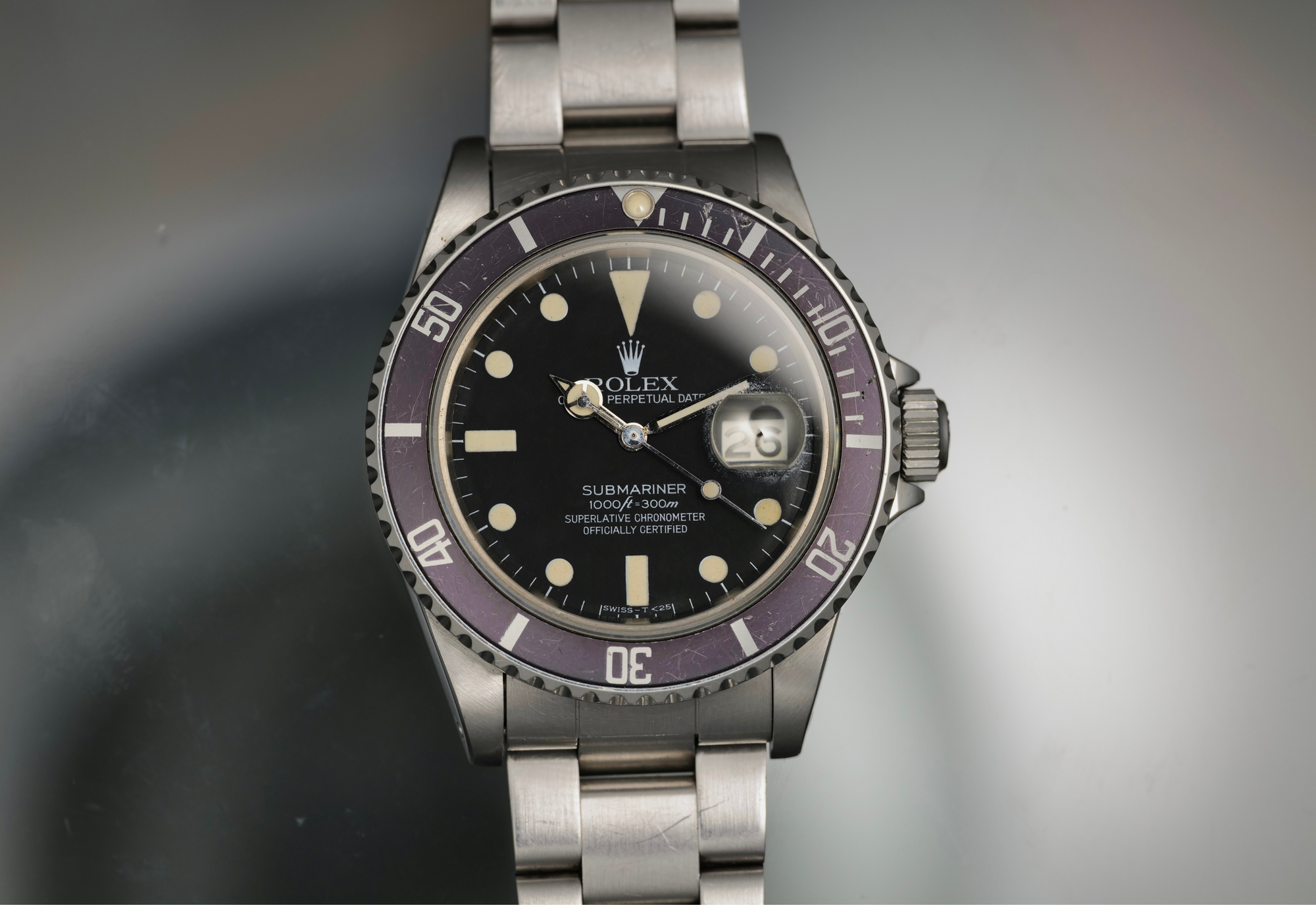 16800 Sub cream lume lavender bezel