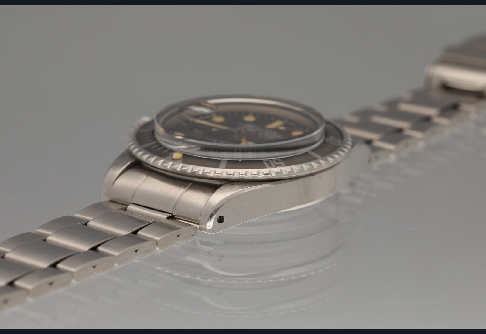 1972 Red Sub  / Super Pumpkin patina / Unpolished Case / Ghost Insert - just serviced