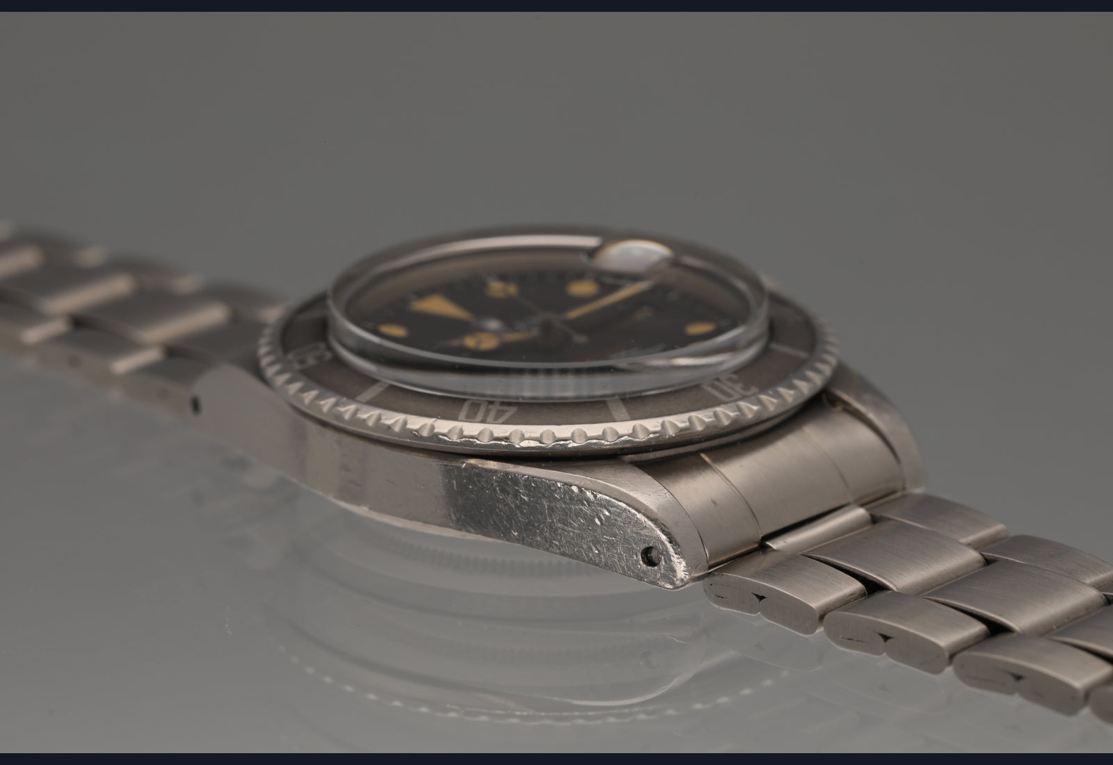 1972 Red Sub  / Super Pumpkin patina / Unpolished Case / Ghost Insert - just serviced